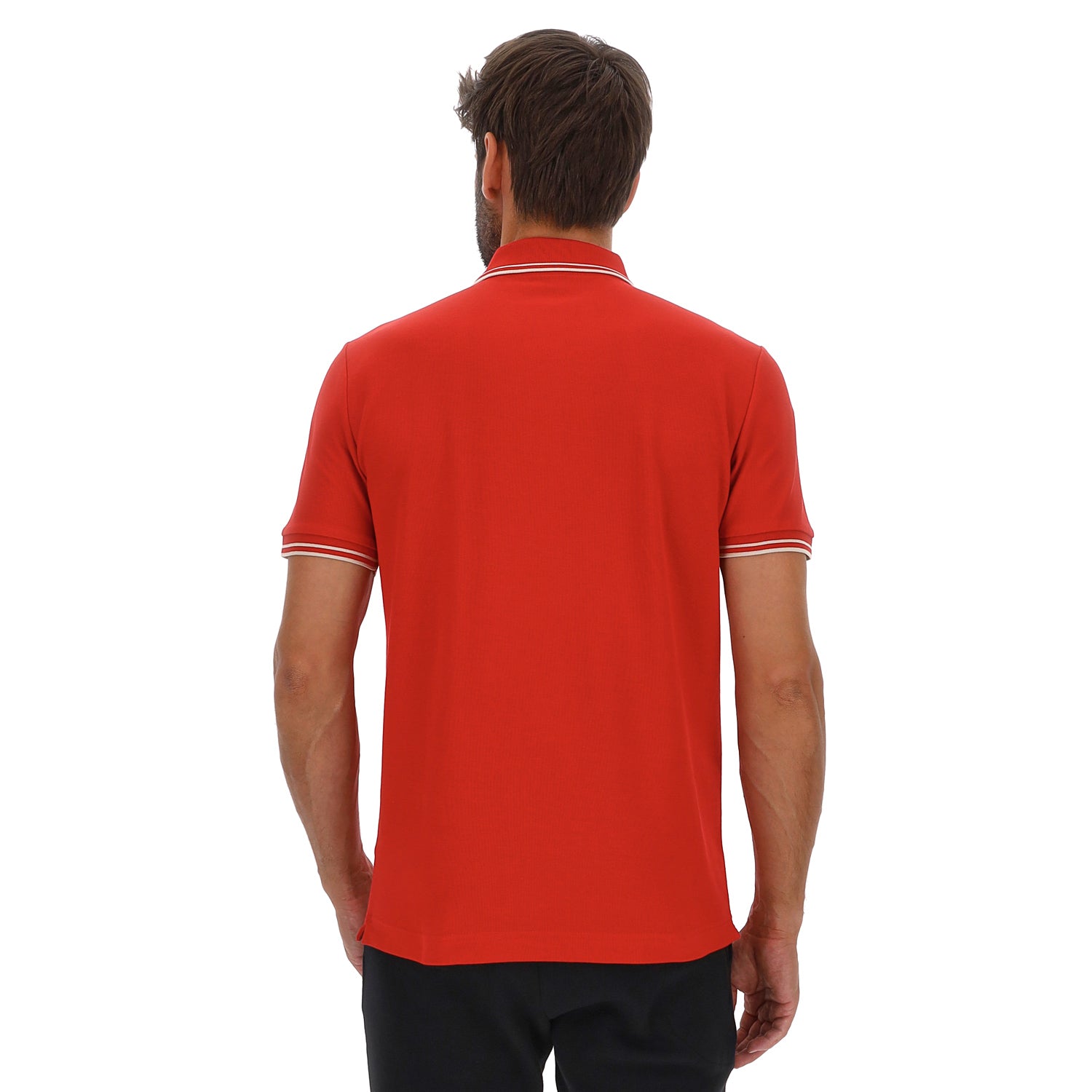UOMO POLO CLASSICA ARANCIONE 219238 D6T 02