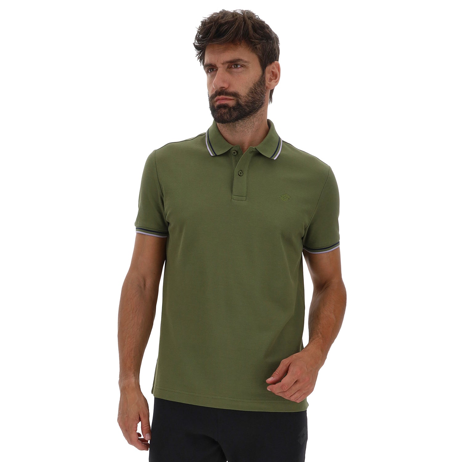 UOMO POLO CLASSICA VERDE SCURO 219238 D77 01