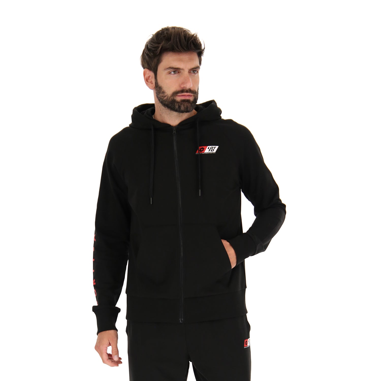 UOMO FELPA LOGO NERO 219325 1CL 01