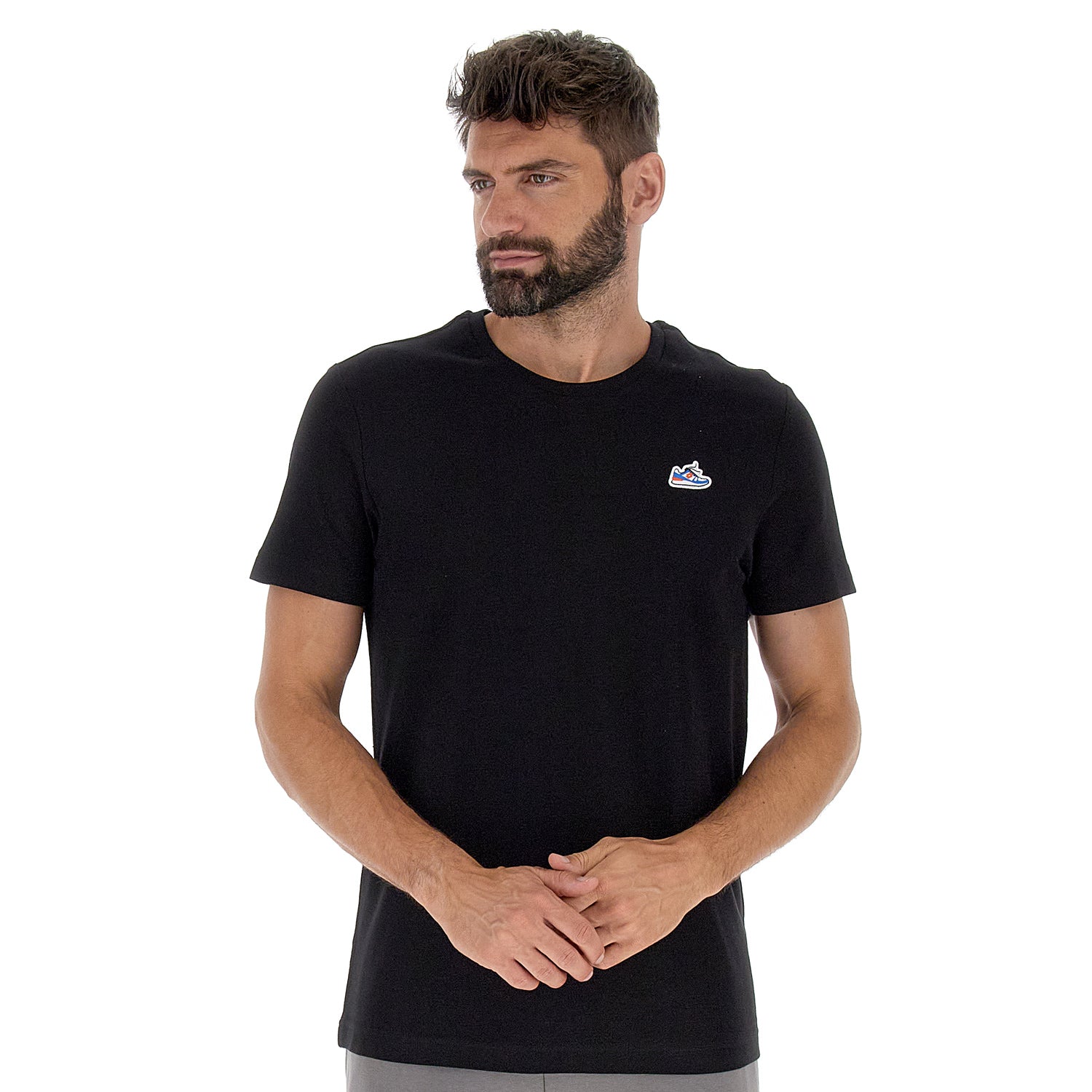 UOMO MAGLIETTA RUN NERO 219497 1CL 01