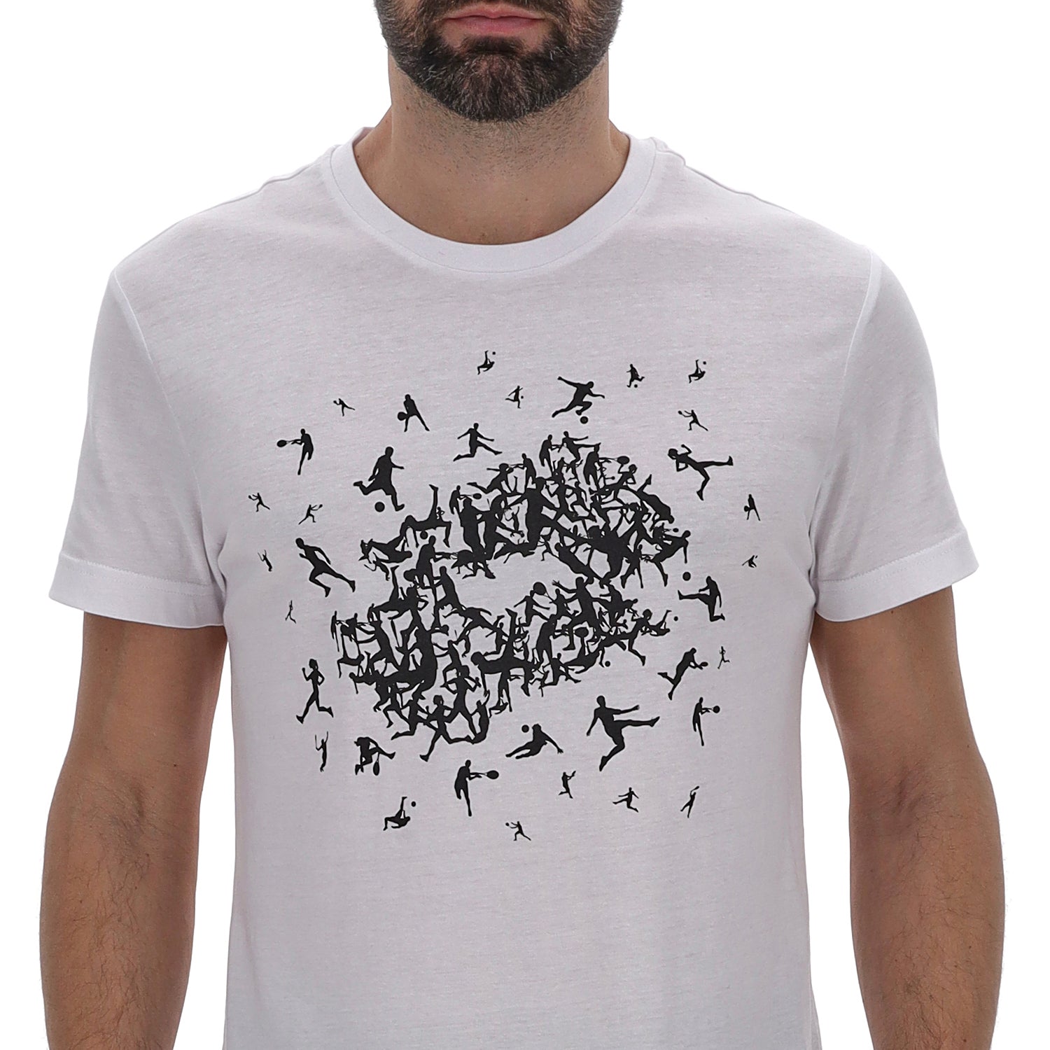 UOMO MAGLIETTA LOSANGA BIANCO 219498 0F1 03