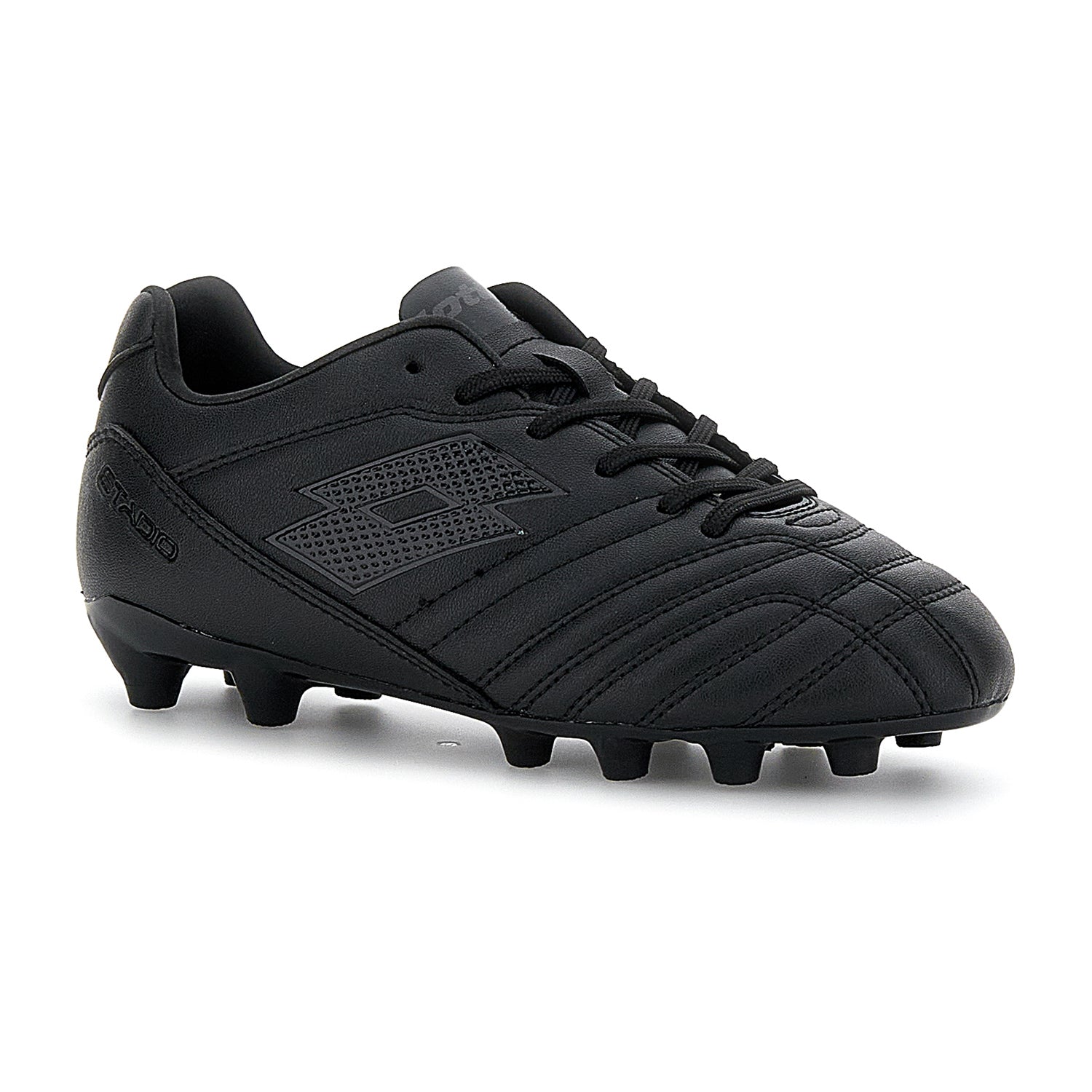 RAGAZZI SCARPE CALCIO FG STADIO 700 NERO 219547 1CL 02