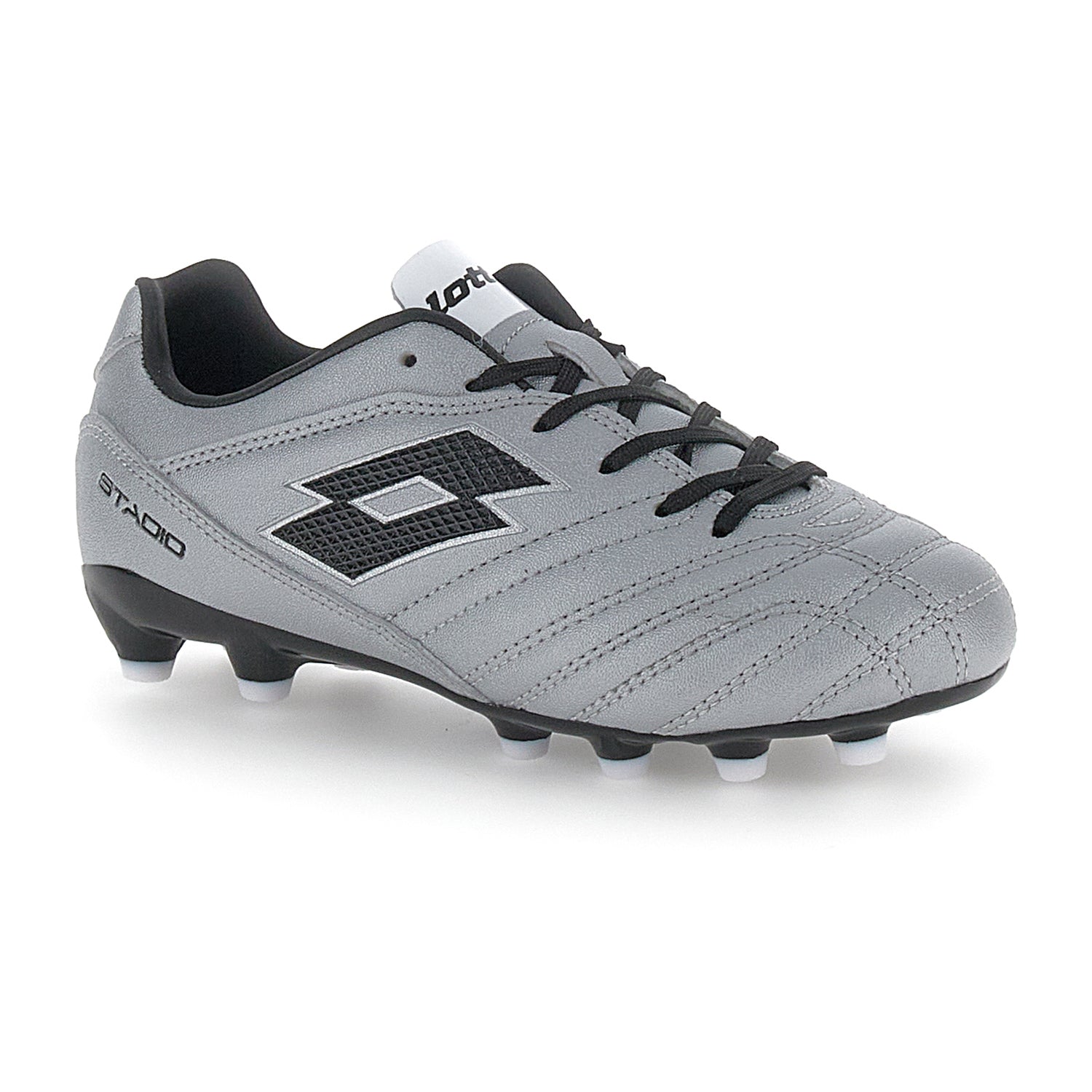 RAGAZZI SCARPE CALCIO FG STADIO 700 GRIGIO 219547 5A5 02