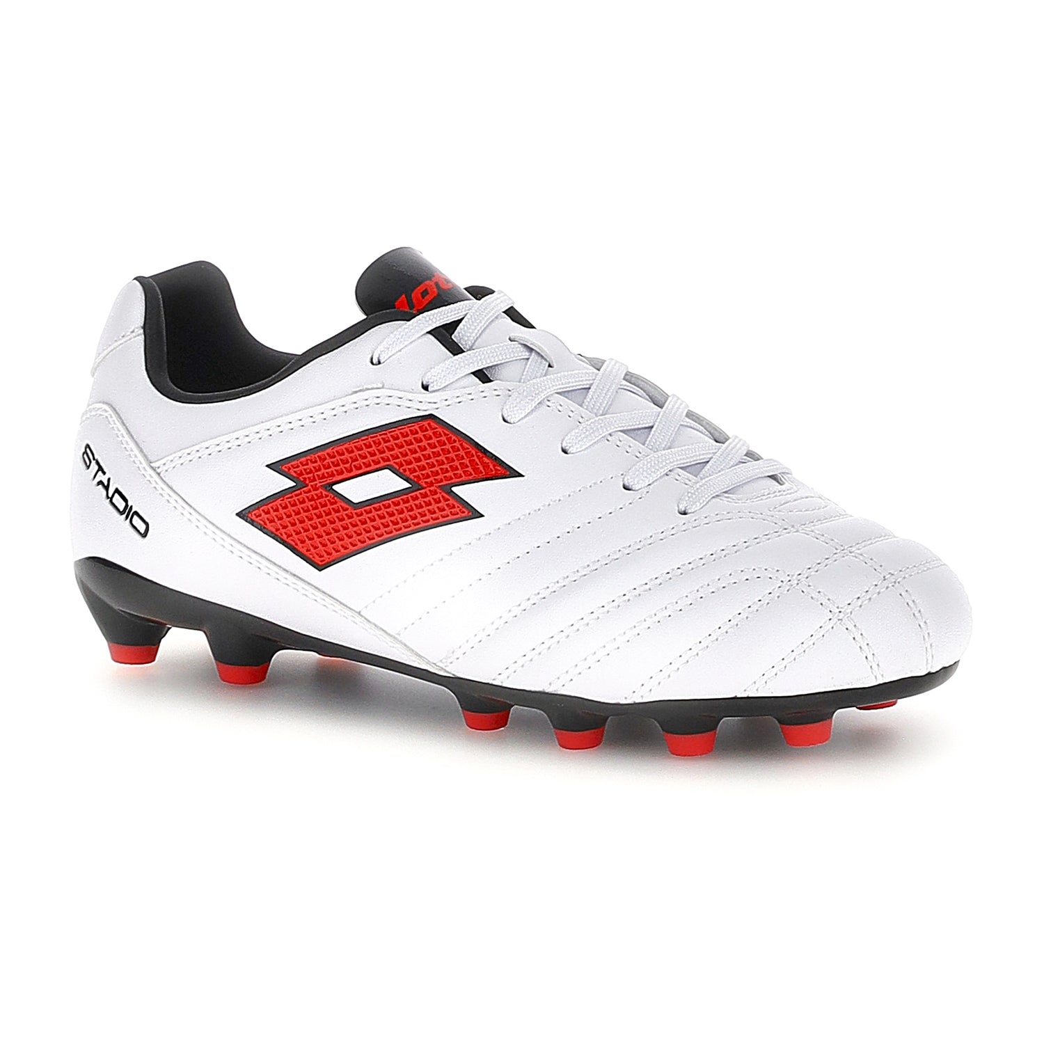 RAGAZZI SCARPE CALCIO FG STADIO 700 BIANCO 219547 6KH 02