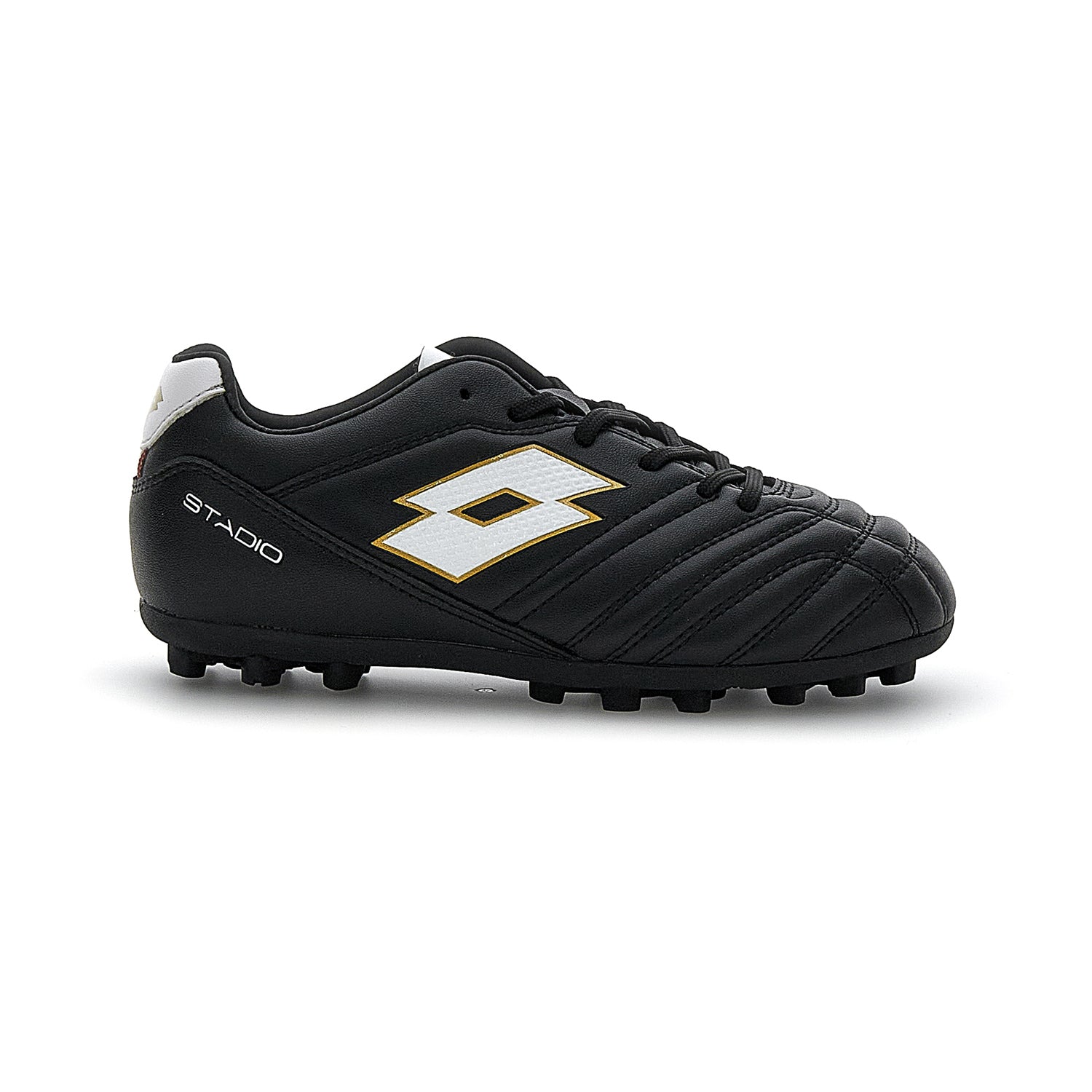 RAGAZZI SCARPE CALCIO AG STADIO 700 NERO 219700 1OG 01