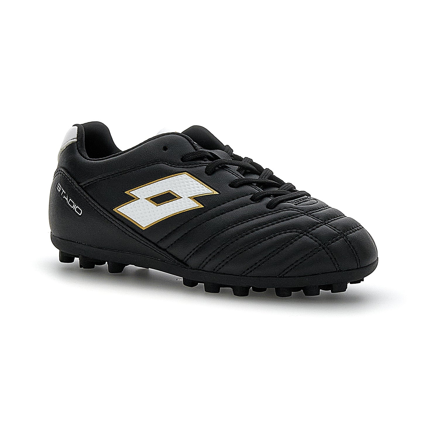 RAGAZZI SCARPE CALCIO AG STADIO 700 NERO 219700 1OG 02