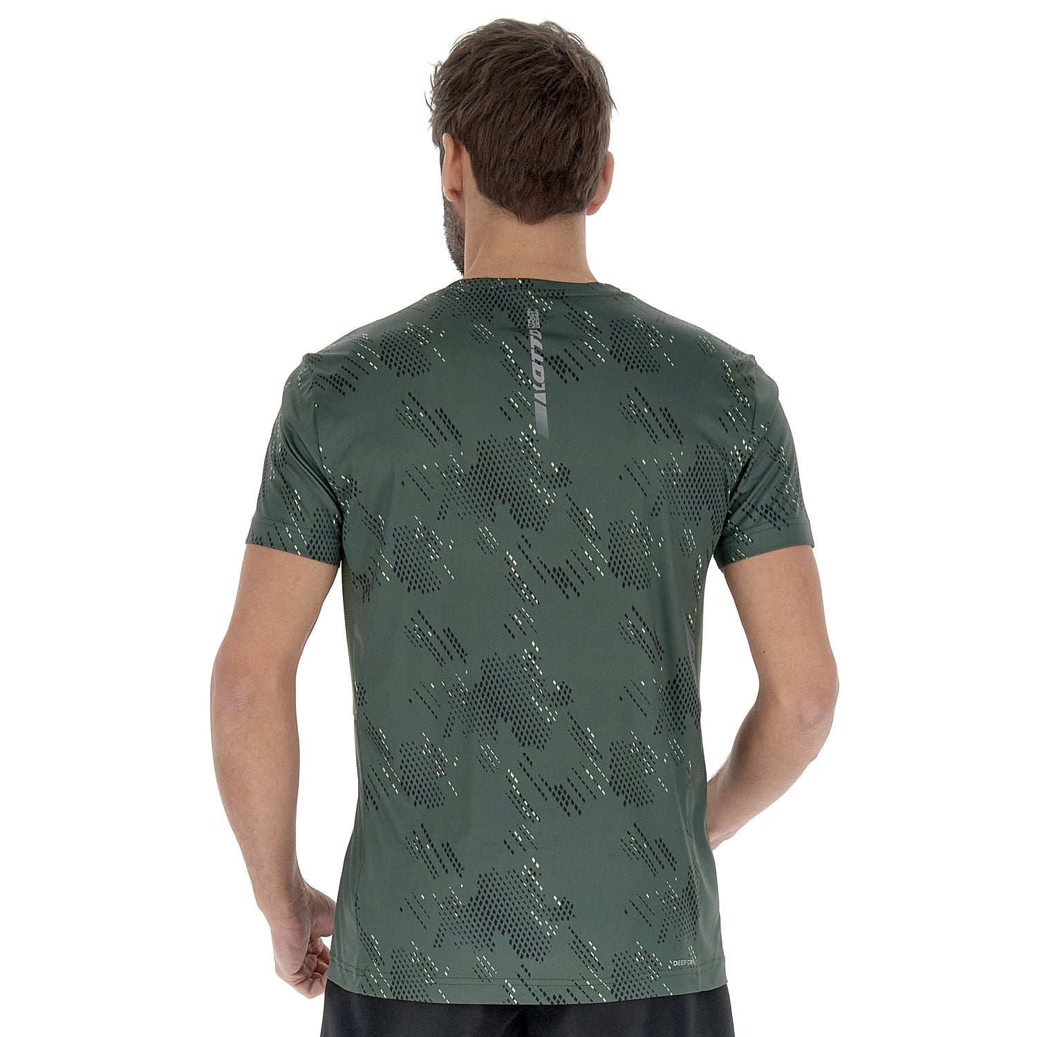 UOMO MAGLIETTA RUNNING VERDE SCURO 219842 64X 02