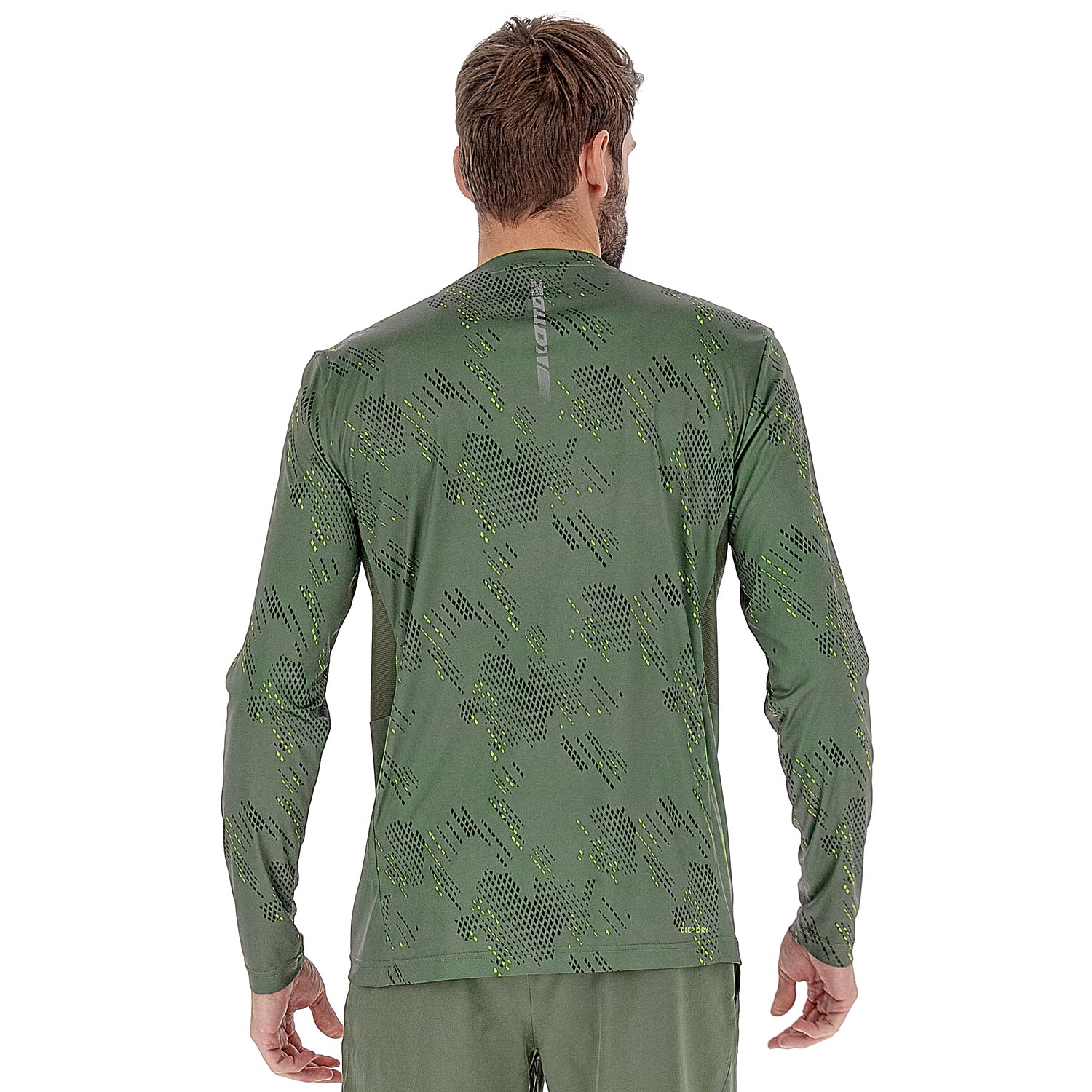 UOMO MAGLIETTA RUNNING VERDE SCURO 219867 64X 02
