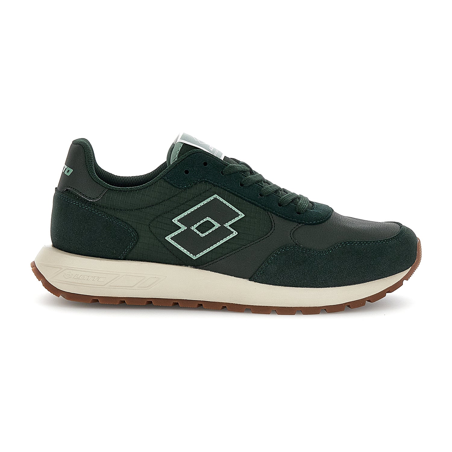 UOMO SCARPE TRAINER 2000 VERDE SCURO 219973 AZ6 01