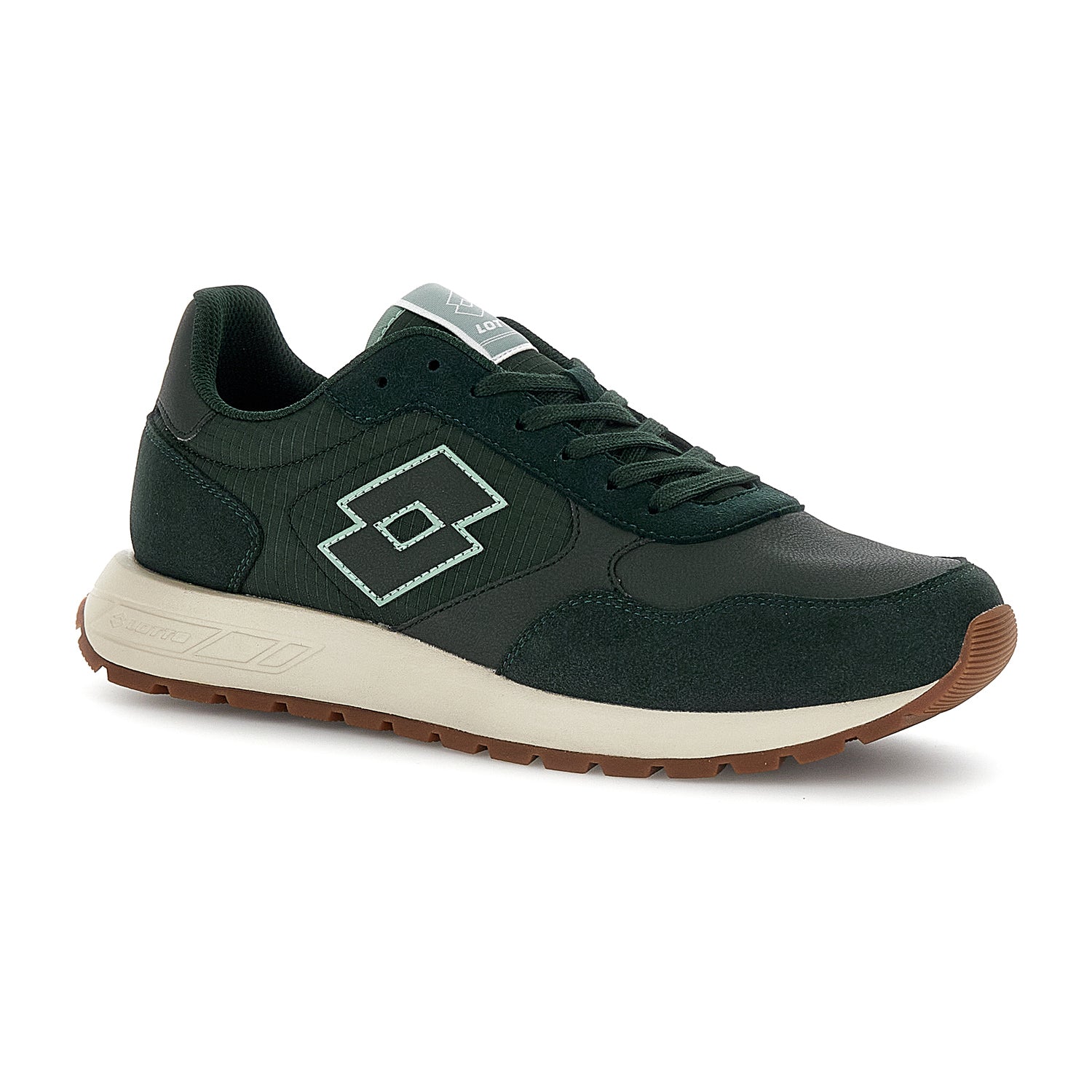 UOMO SCARPE TRAINER 2000 VERDE SCURO 219973 AZ6 02