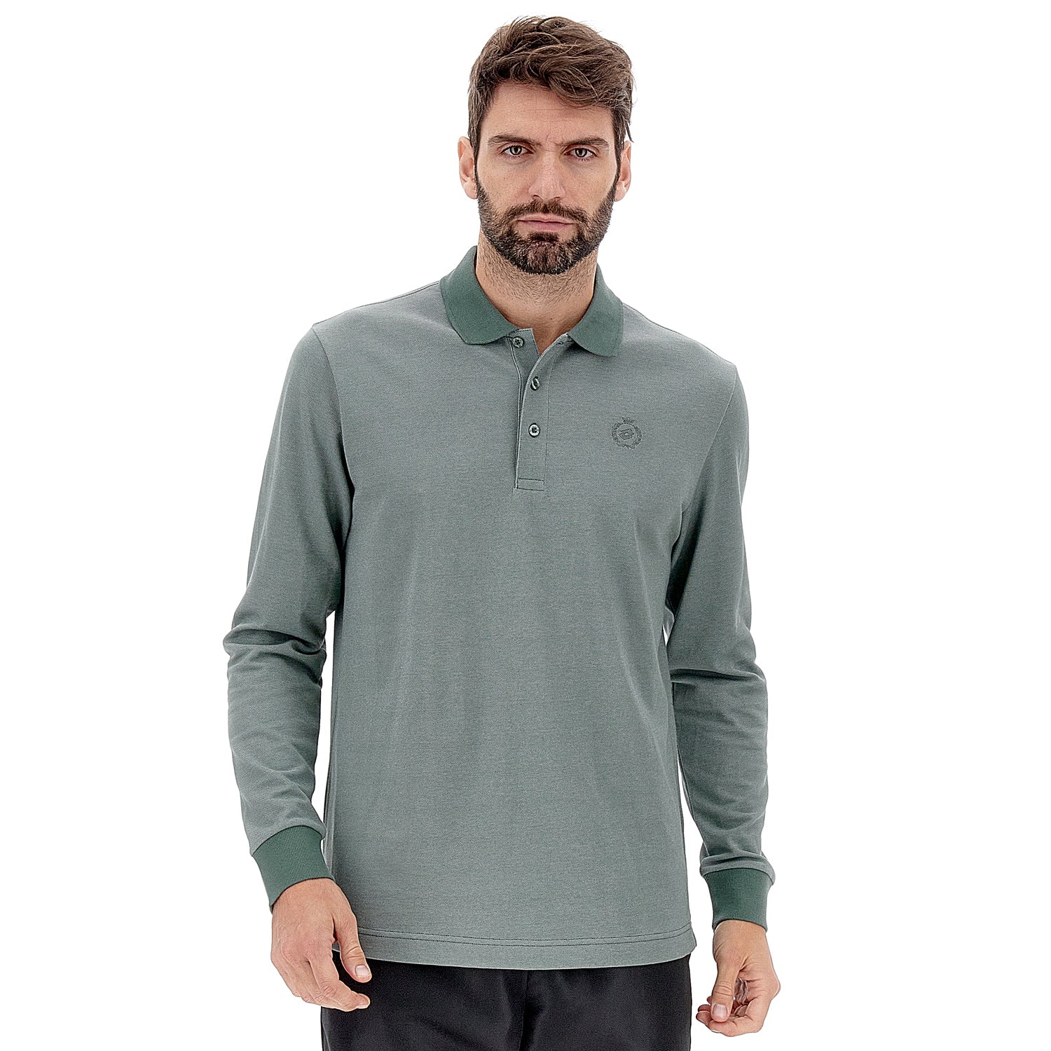 UOMO POLO FIRENZE VERDE SCURO 220208 AXQ 01