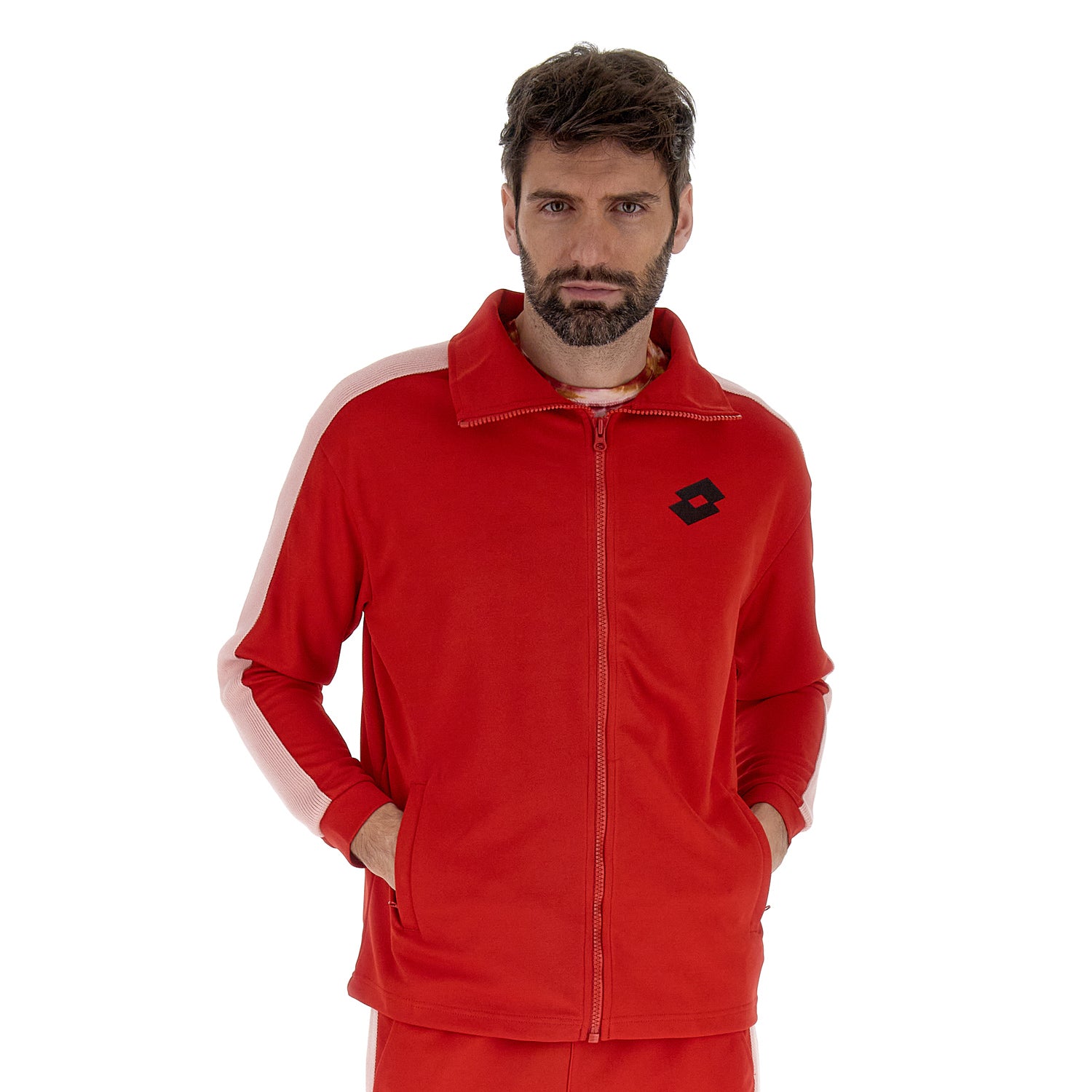 UOMO FELPA LOTTO NYC ROSSO 220254 06N 01