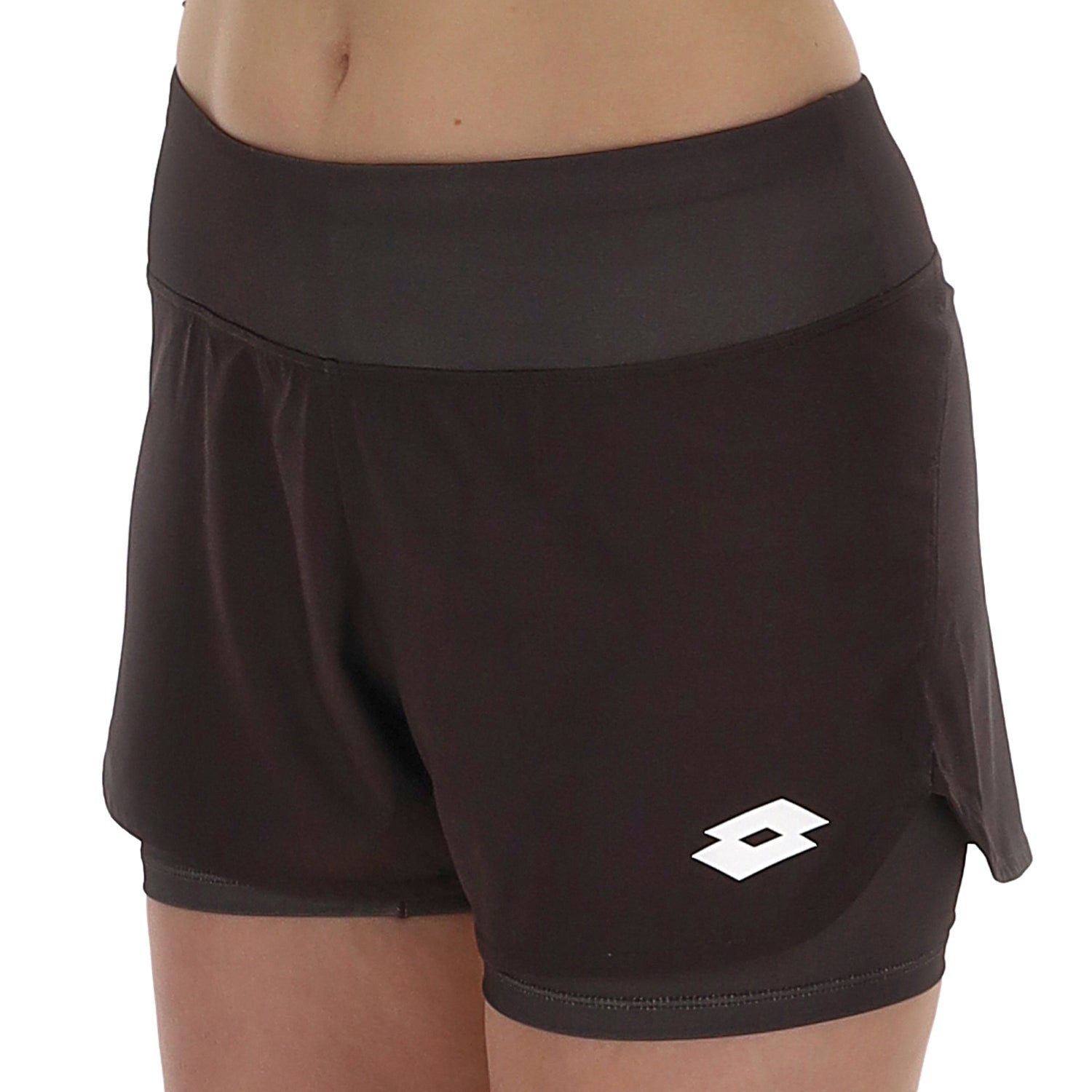 DONNA PANTALONI CORTI TENNIS TECH D1 MARRONE SCURO 220439 0B4 03