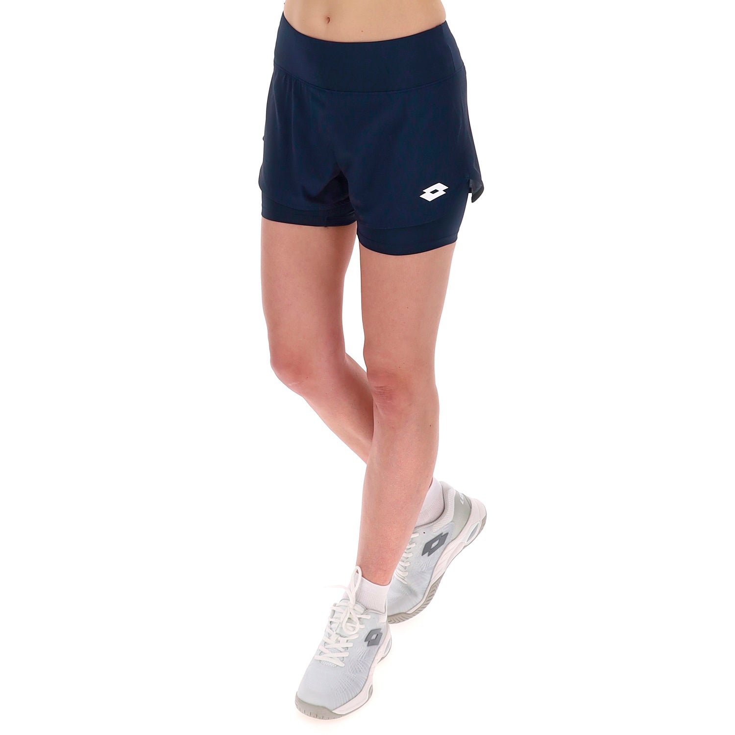 DONNA PANTALONI CORTI TENNIS TECH D1 BLU SCURO 220439 1CI 01