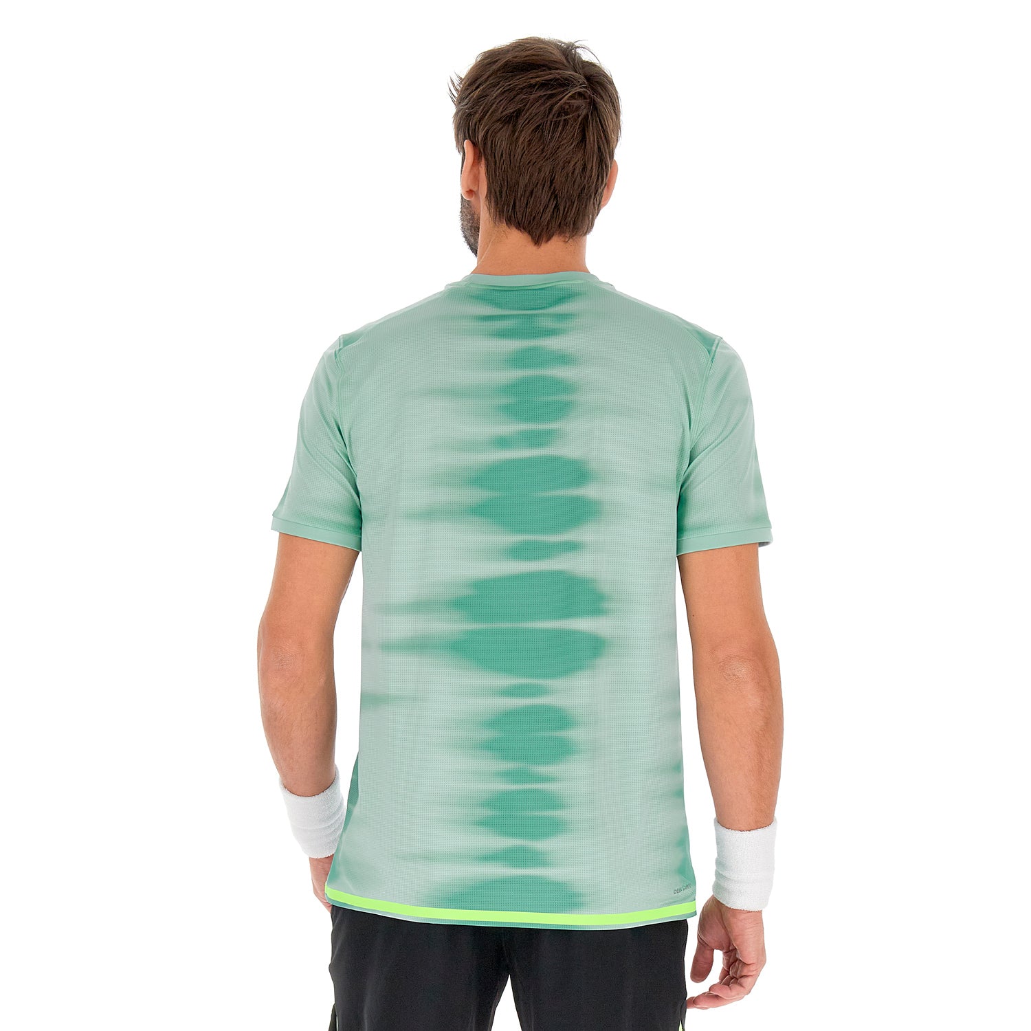 UOMO MAGLIETTA TENNIS TECH D2 VERDE CHIARO 220460 BH8 02