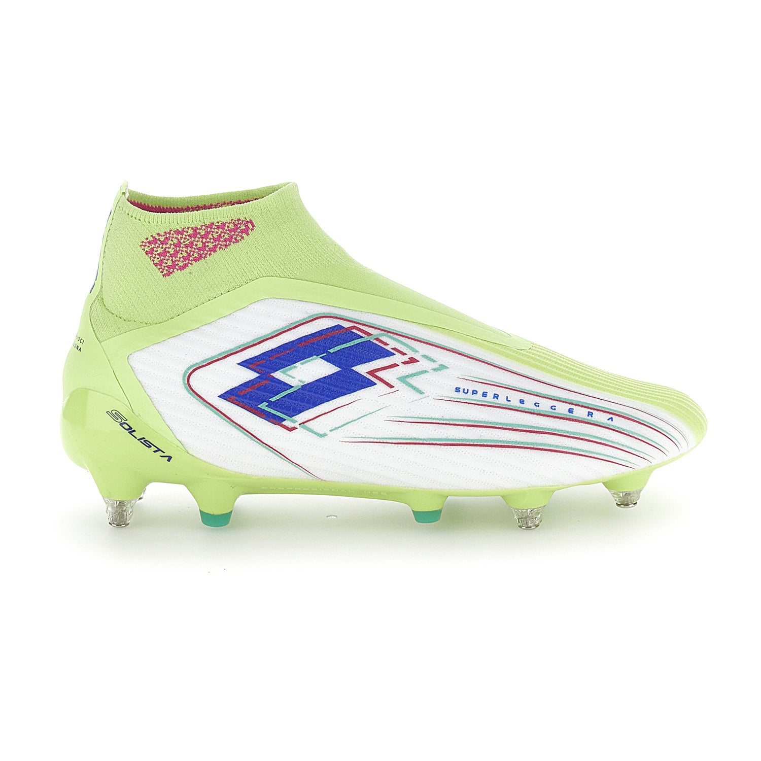 UNISEX SCARPE CALCIO SG SOLISTA 100 GIALLO CHIARO 220557 BP8 01