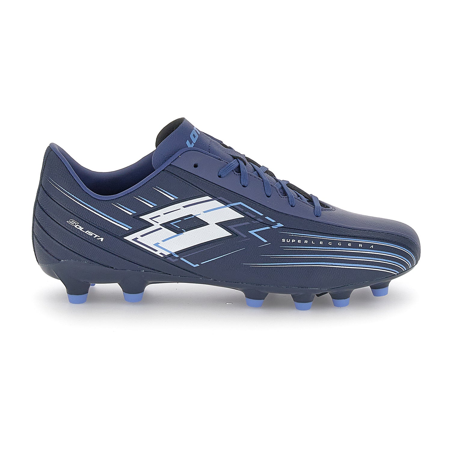 UNISEX SCARPE CALCIO FG SOLISTA 700 BLU SCURO 220562 BP9 01