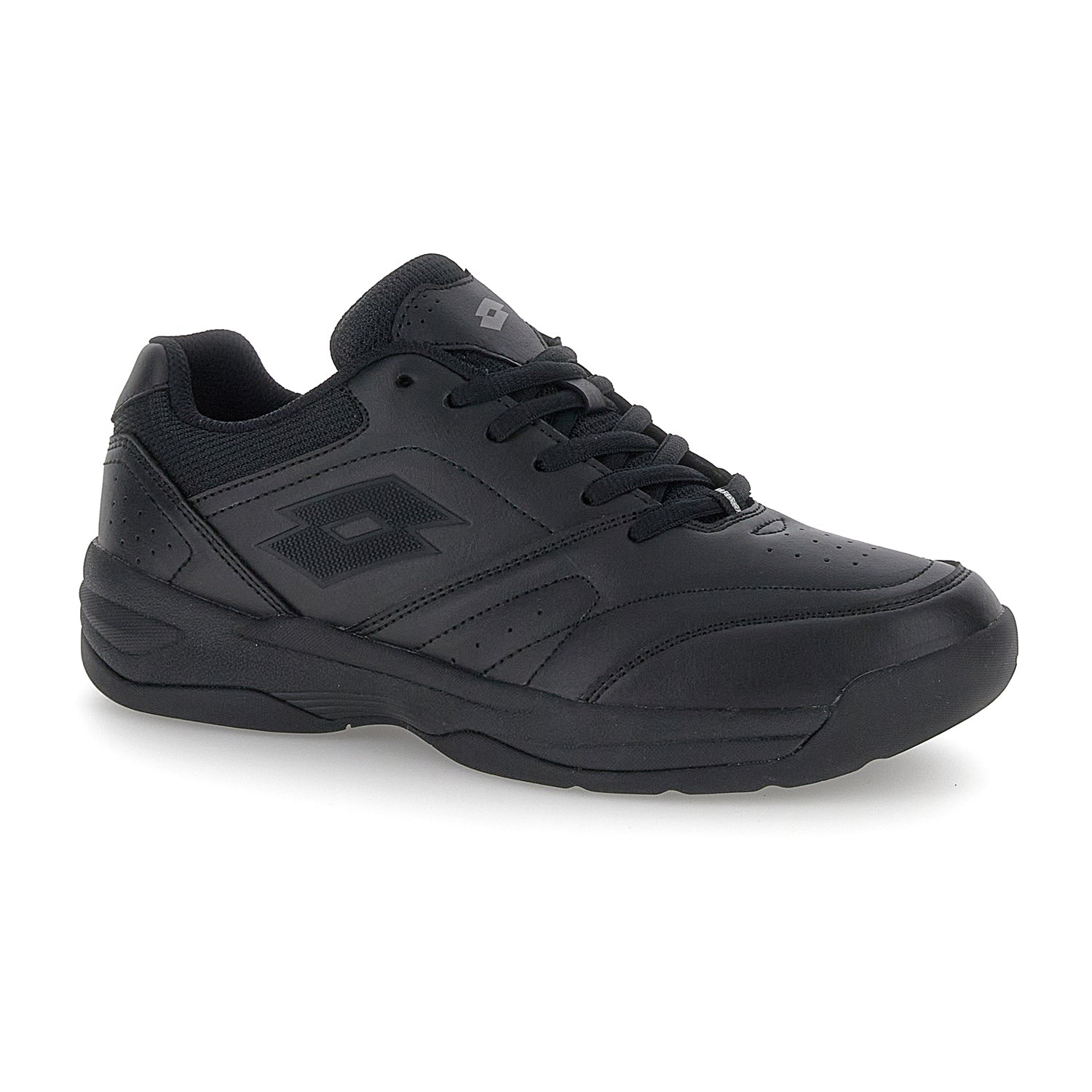 DONNA SCARPE COURT LOGO NERO 220655 1H8 02