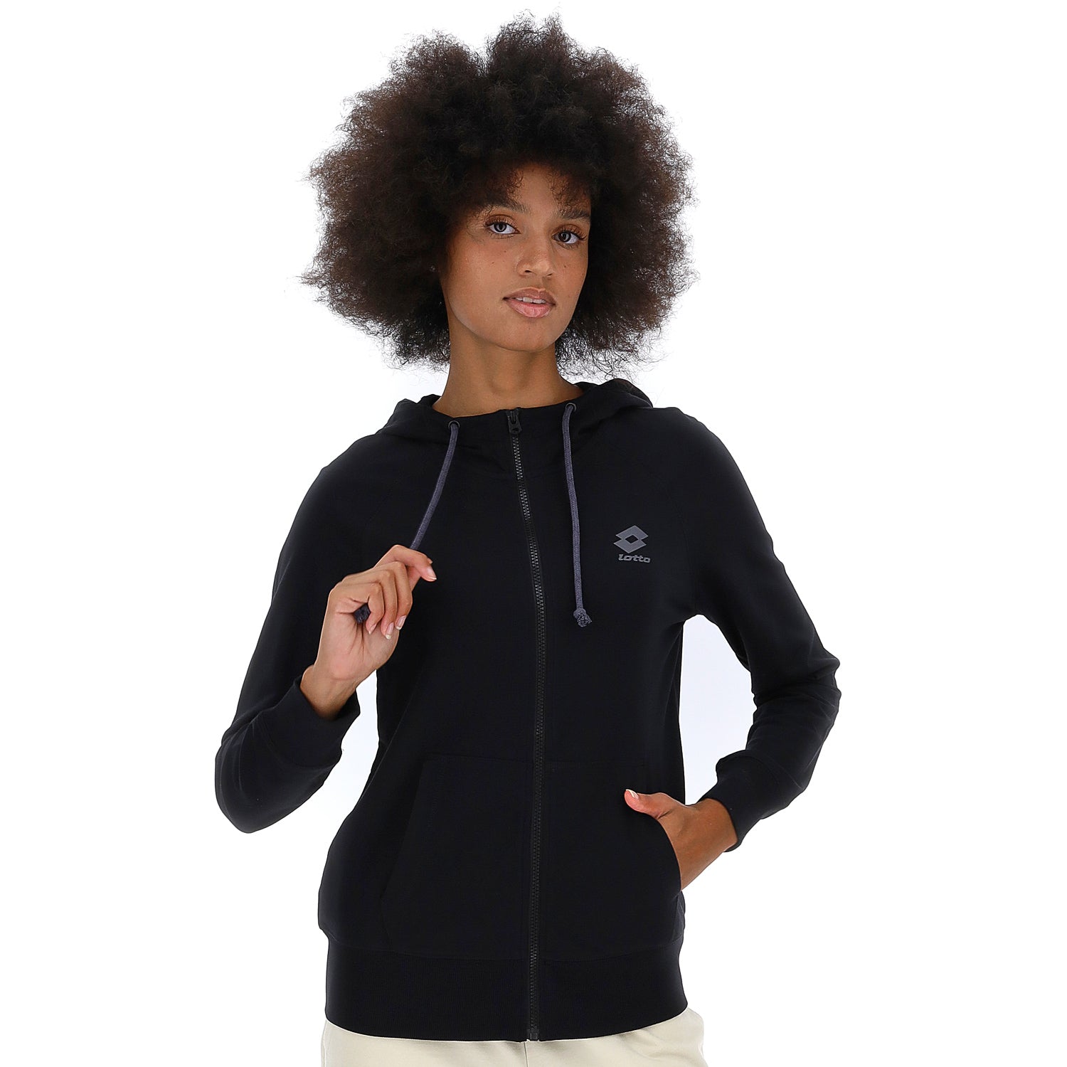 DONNA FELPA SMART NERO 220732 2AF 01