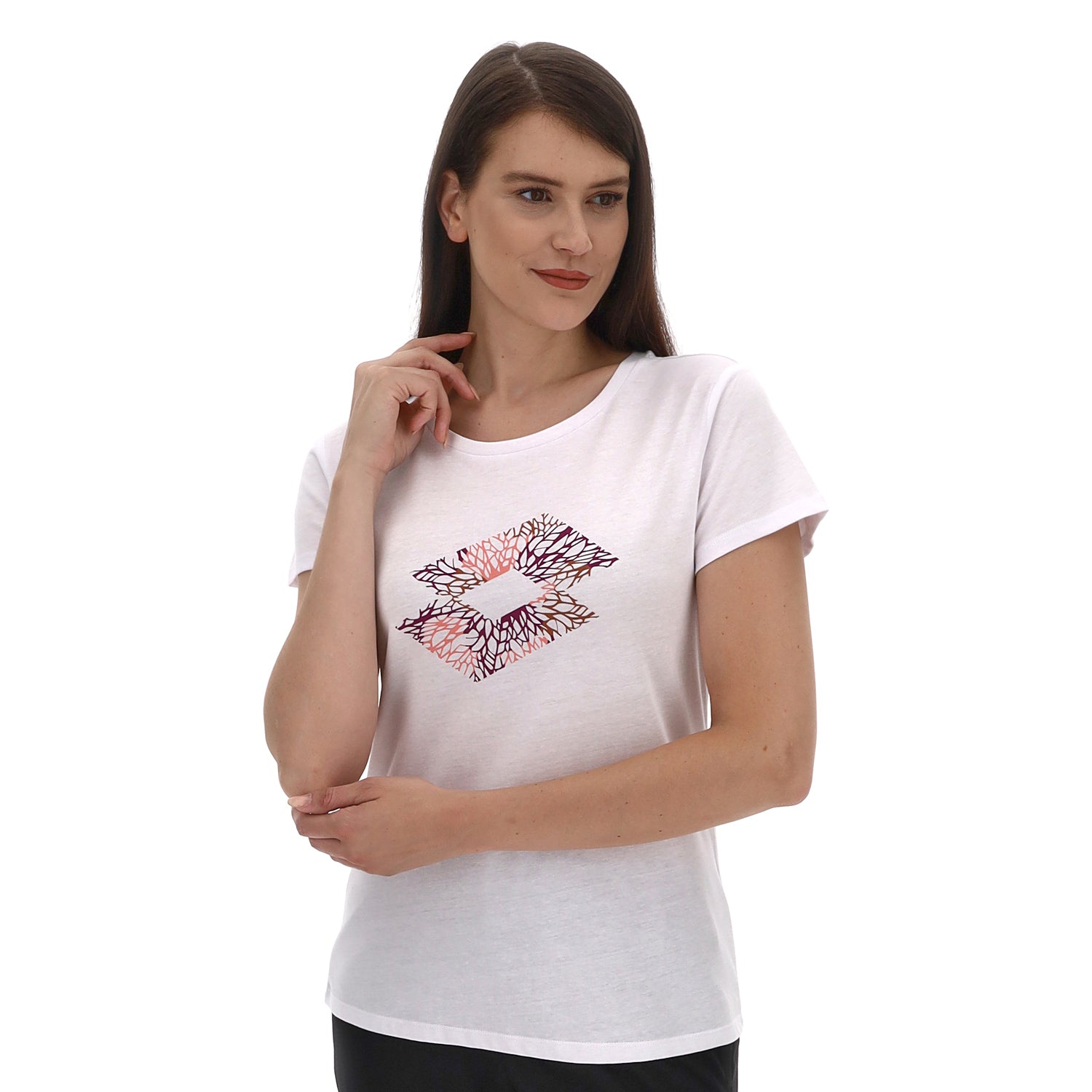 DONNA MAGLIETTA STAR DUST BIANCO 220854 0F1 01