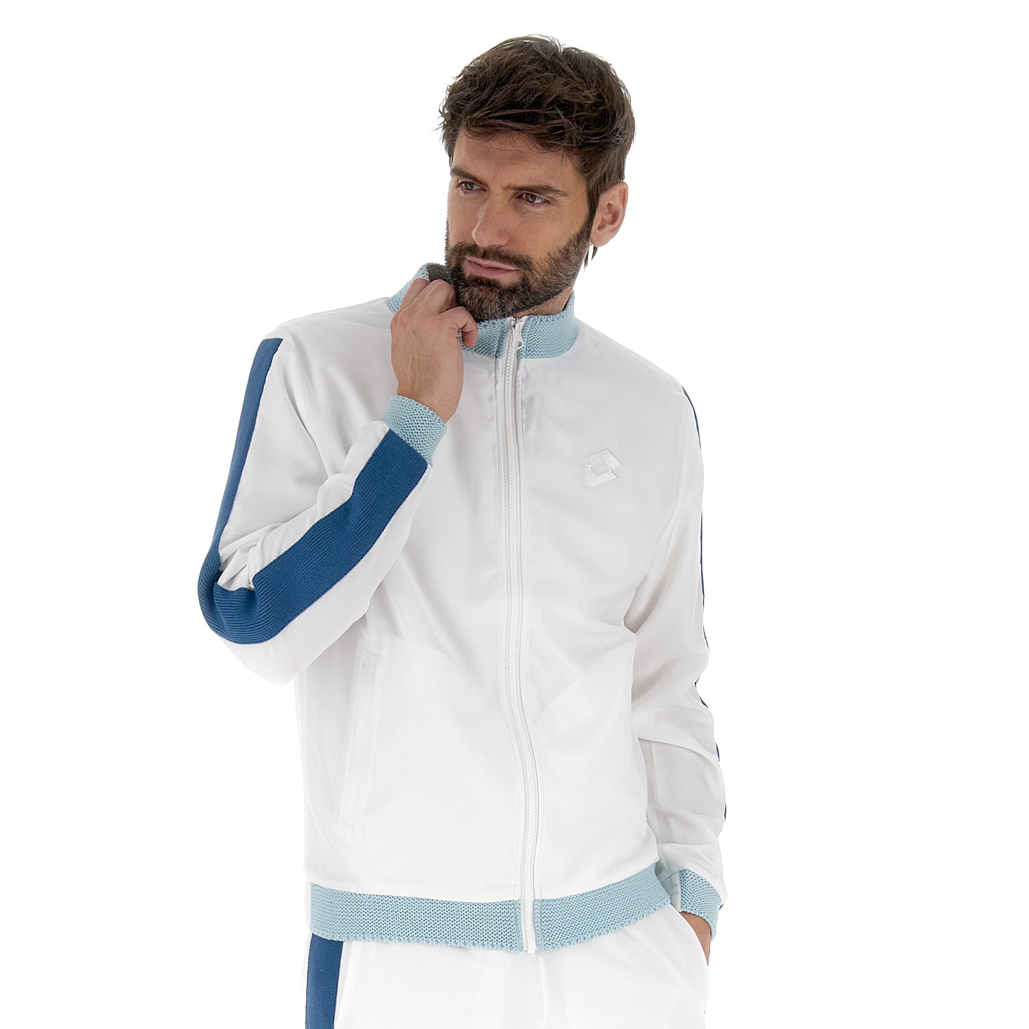 UOMO FELPA LOTTO NYC BIANCO 221326 8BO 01