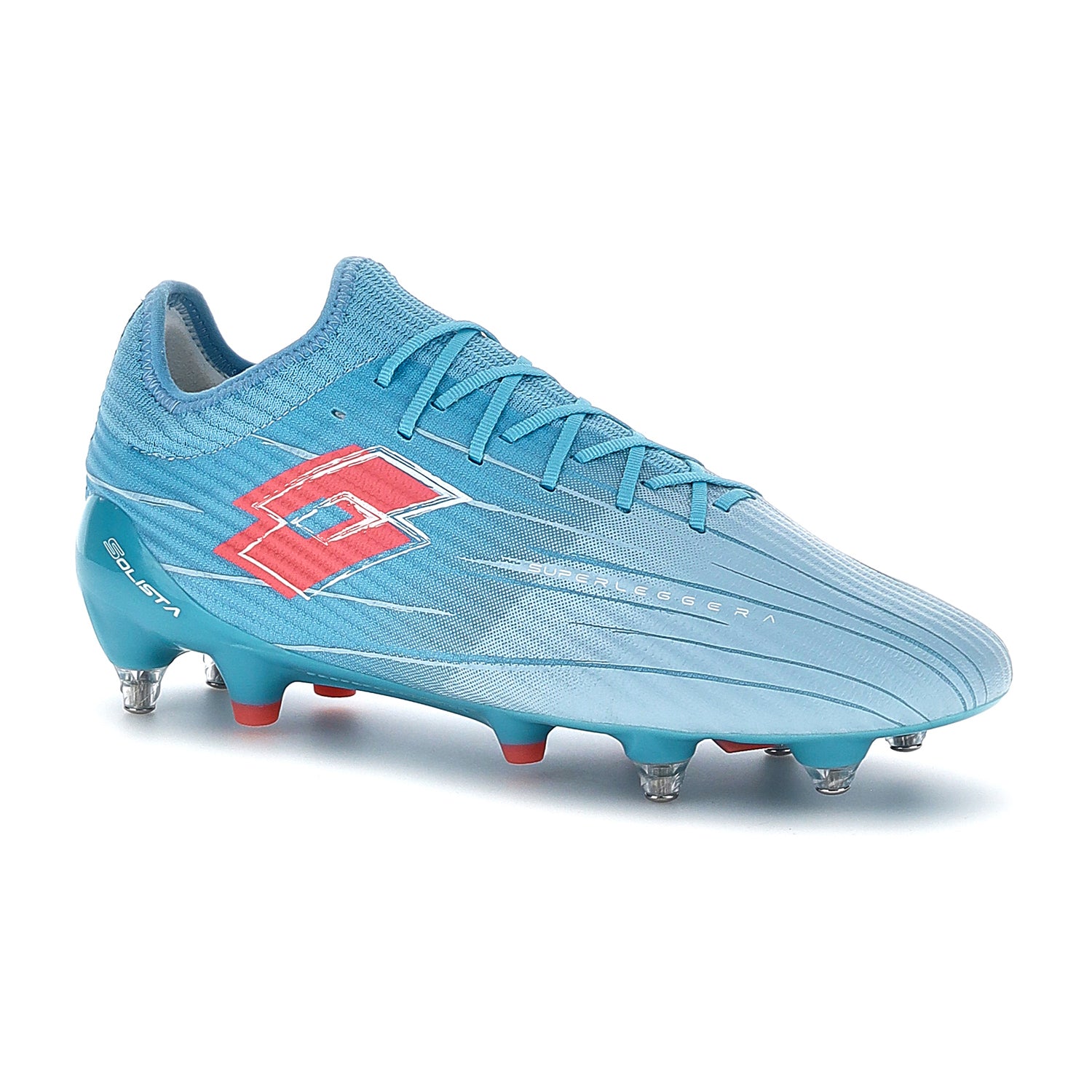 UNISEX SCARPE CALCIO SG SOLISTA 200 AZZURRO 221354 DK5 02
