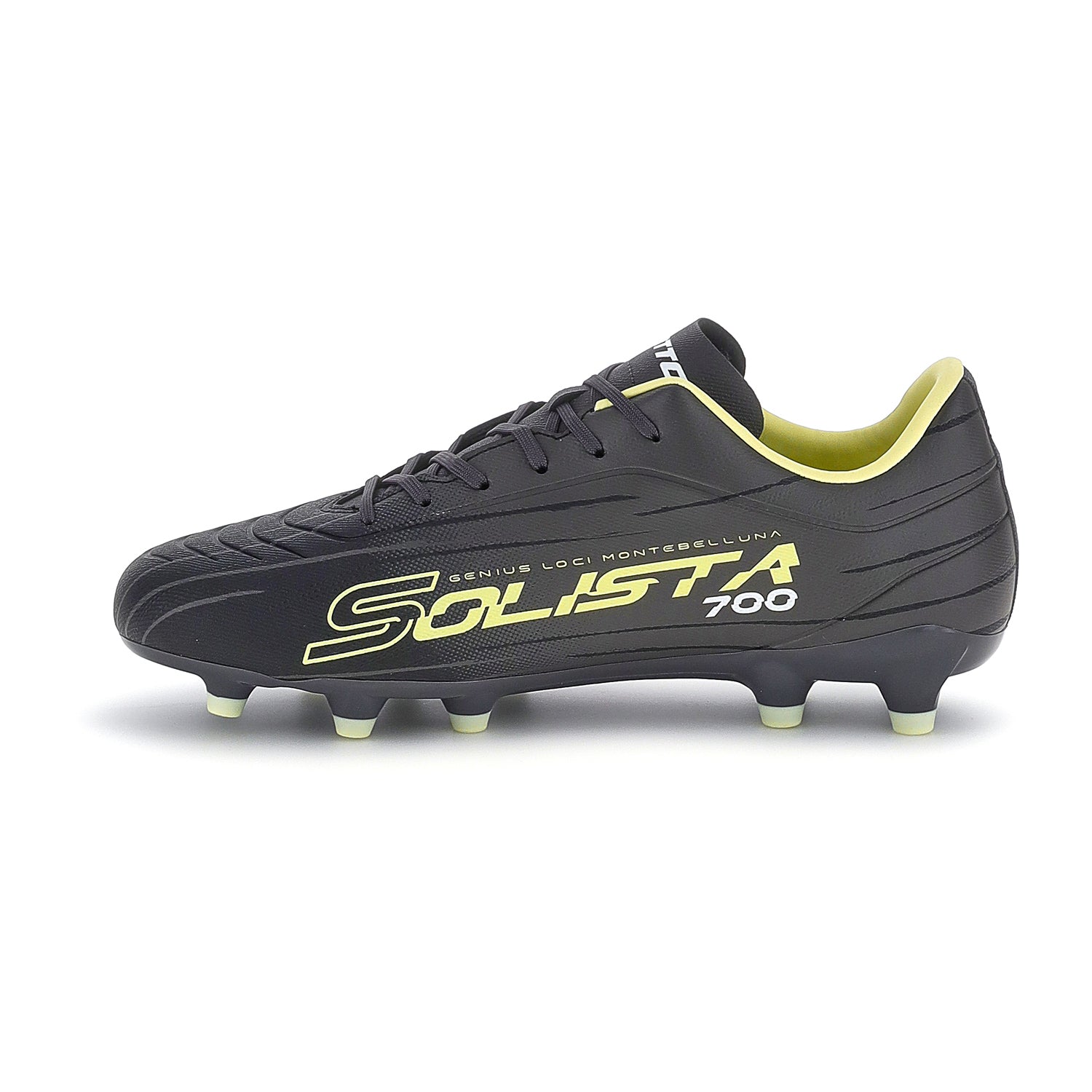 UNISEX SCARPE CALCIO FG SOLISTA 700 GRIGIO SCURO 221357 BP3 03