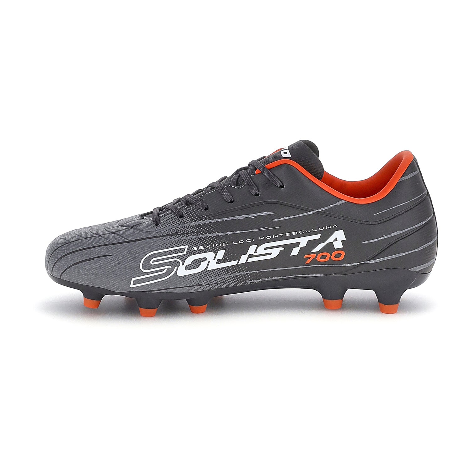 UNISEX SCARPE CALCIO FG SOLISTA 700 GRIGIO SCURO 221357 DK7 03