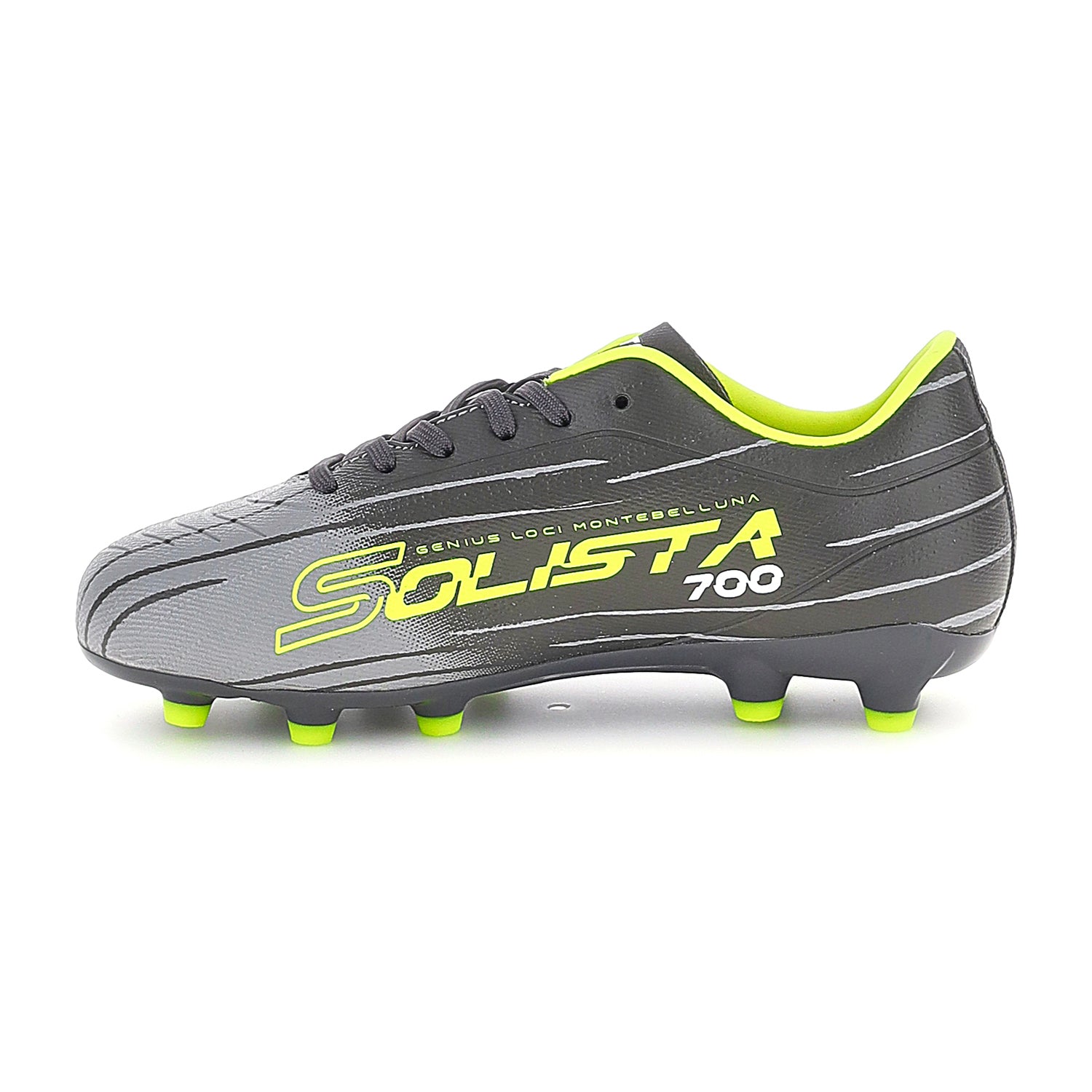 RAGAZZI SCARPE CALCIO FG SOLISTA 700 GRIGIO SCURO 221360 E7Y 03