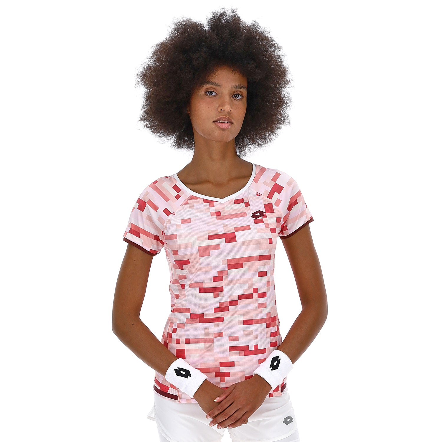 DONNA MAGLIETTA TENNIS TECH D3 ROSA CHIARO 221379 CM4 01