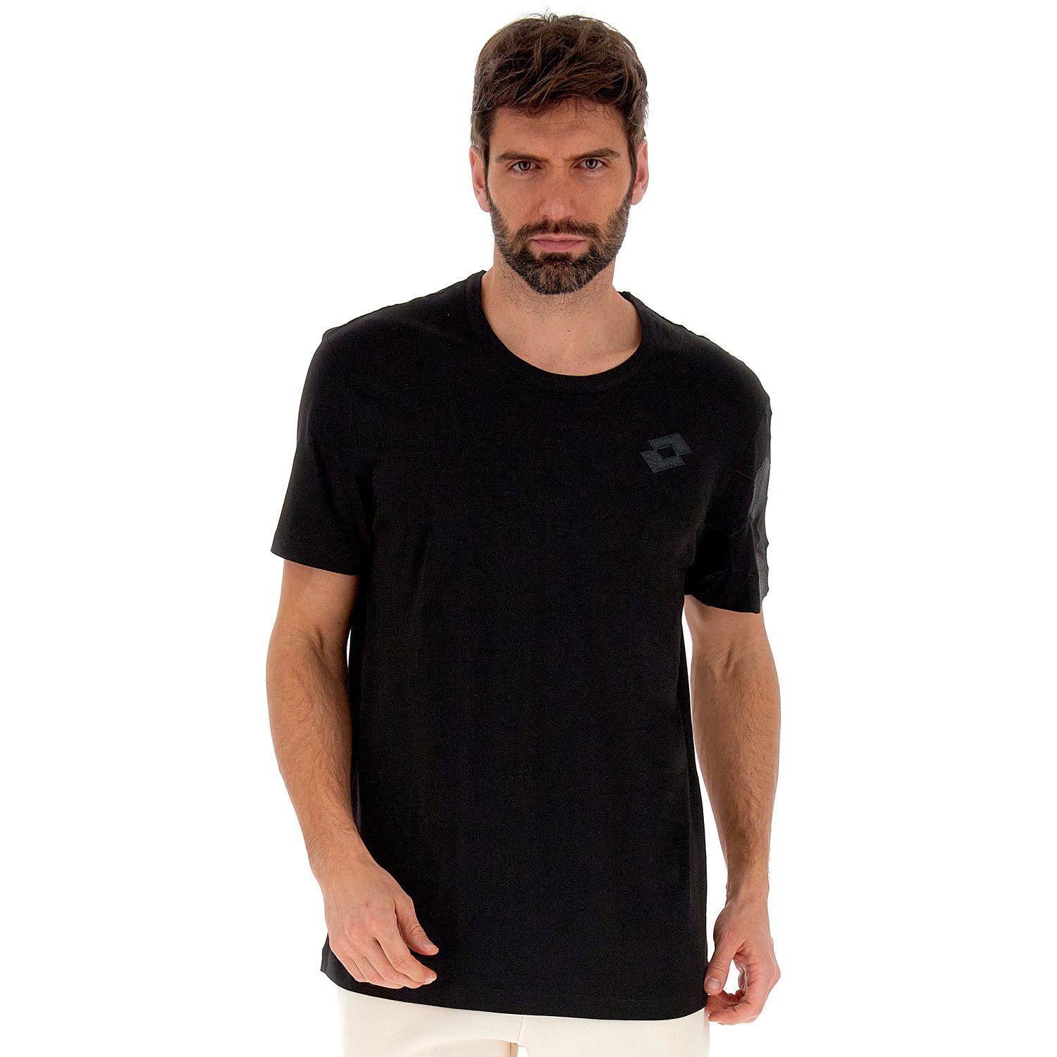 UOMO MAGLIETTA LOTTO NYC NERO 221467 1CL 01