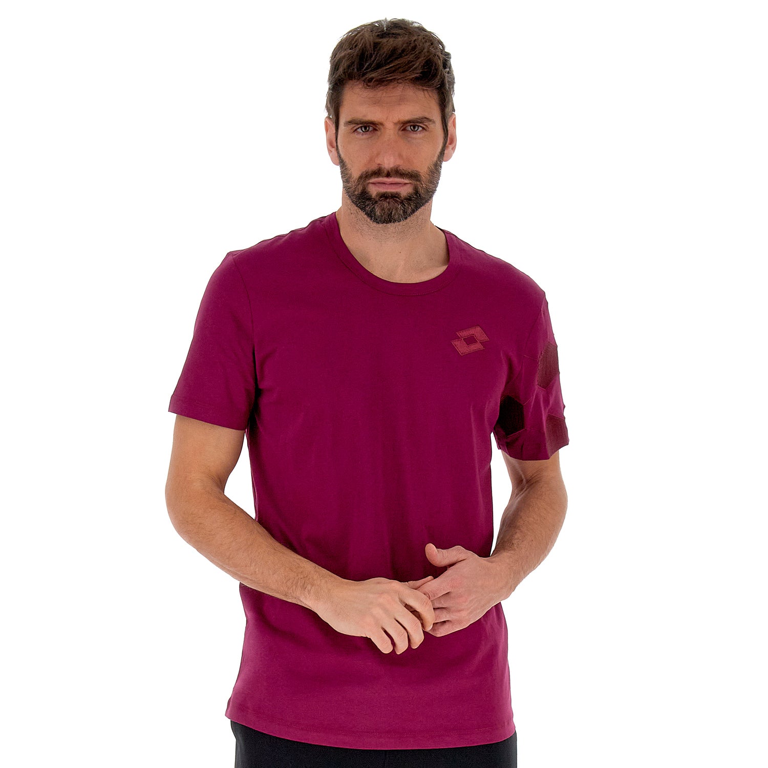 UOMO MAGLIETTA LOTTO NYC VIOLA 221467 3A5 01