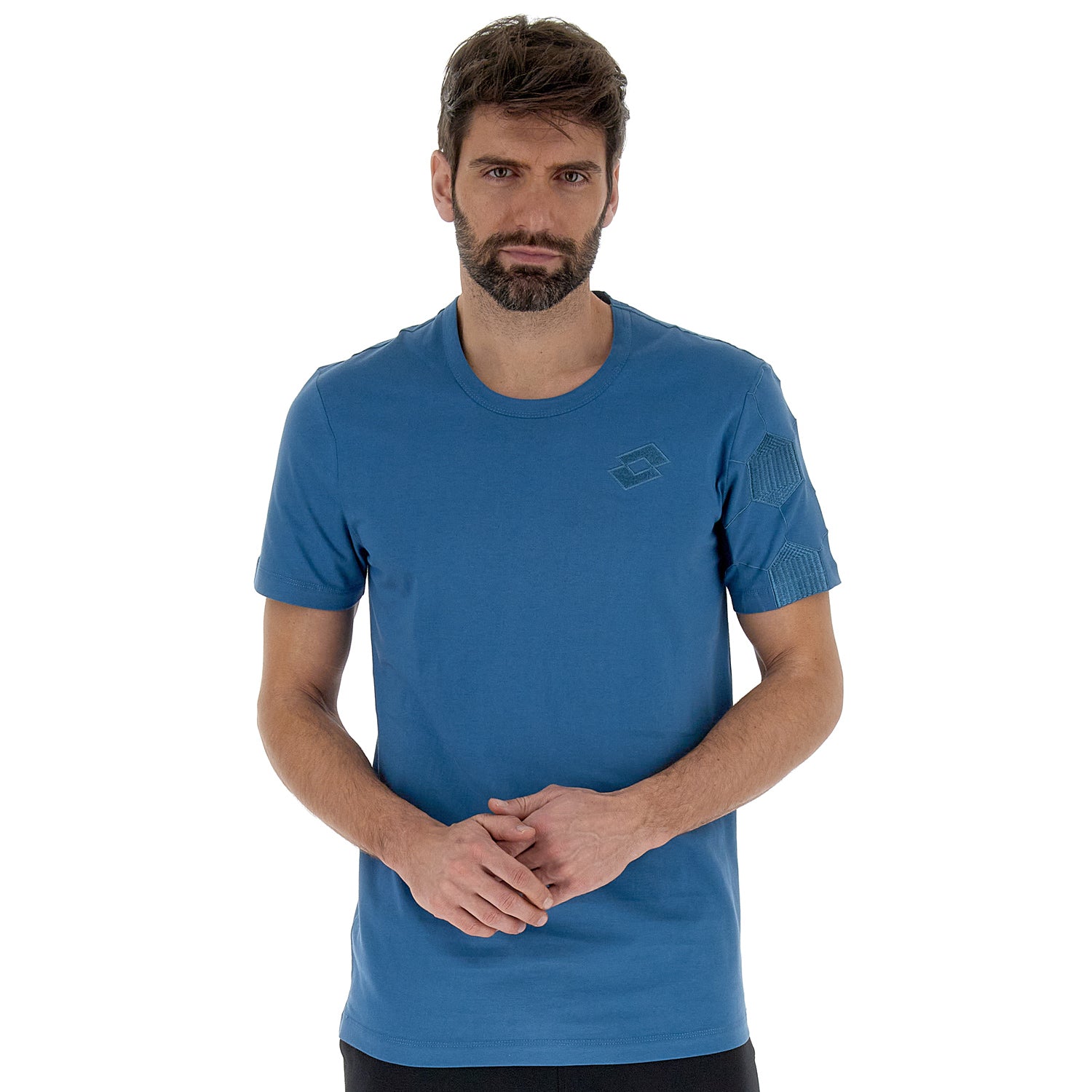 UOMO MAGLIETTA LOTTO NYC AZZURRO 221467 9AH 01