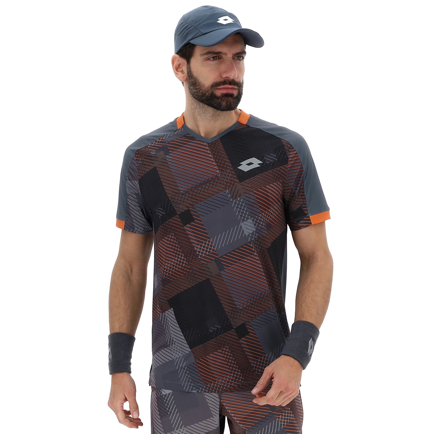 UOMO MAGLIETTA TENNIS TECH D1 GRIGIO 222101 CX0 01