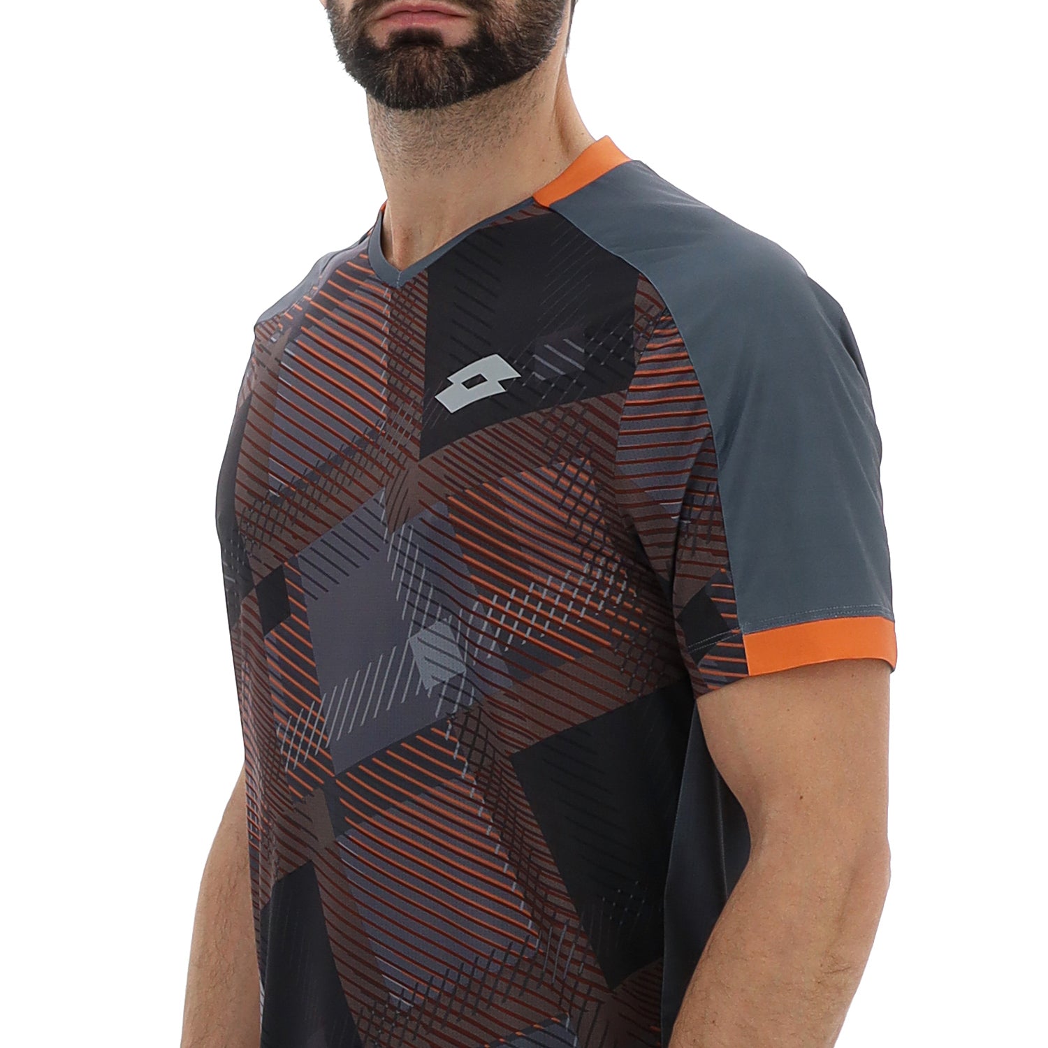 UOMO MAGLIETTA TENNIS TECH D1 GRIGIO 222101 CX0 03