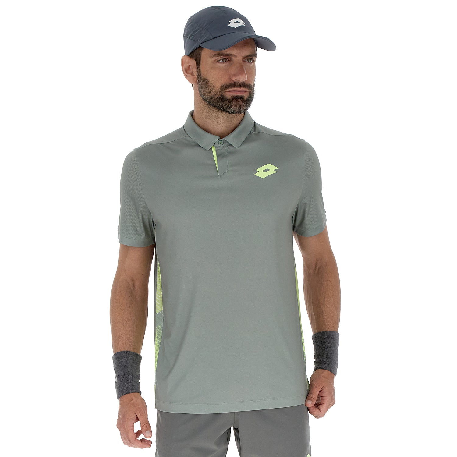 UOMO POLO TENNIS TECH D1 GRIGIO 222102 7K0 01