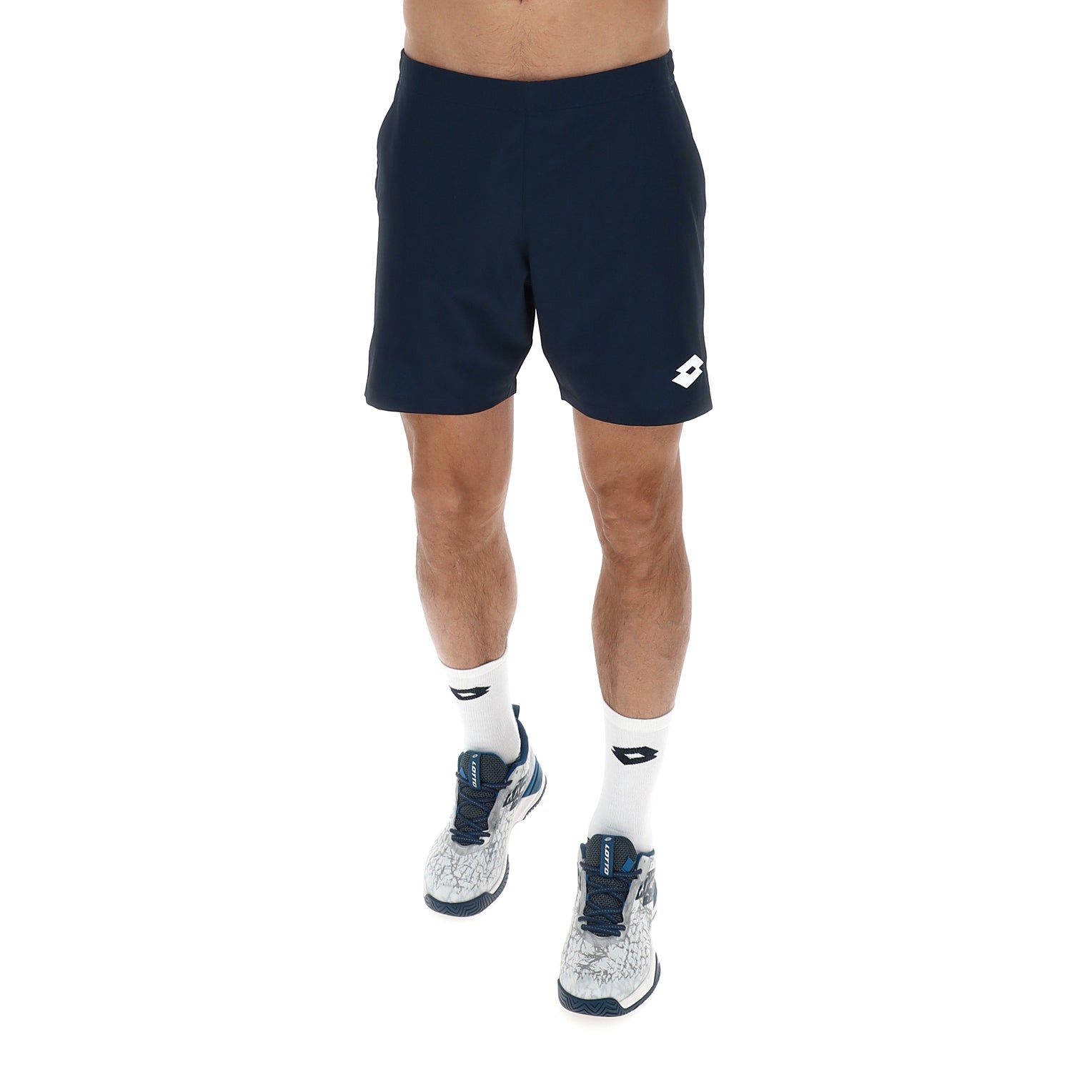 UOMO PANTALONI CORTI TENNIS TECH D1 BLU SCURO 222103 1D0 01