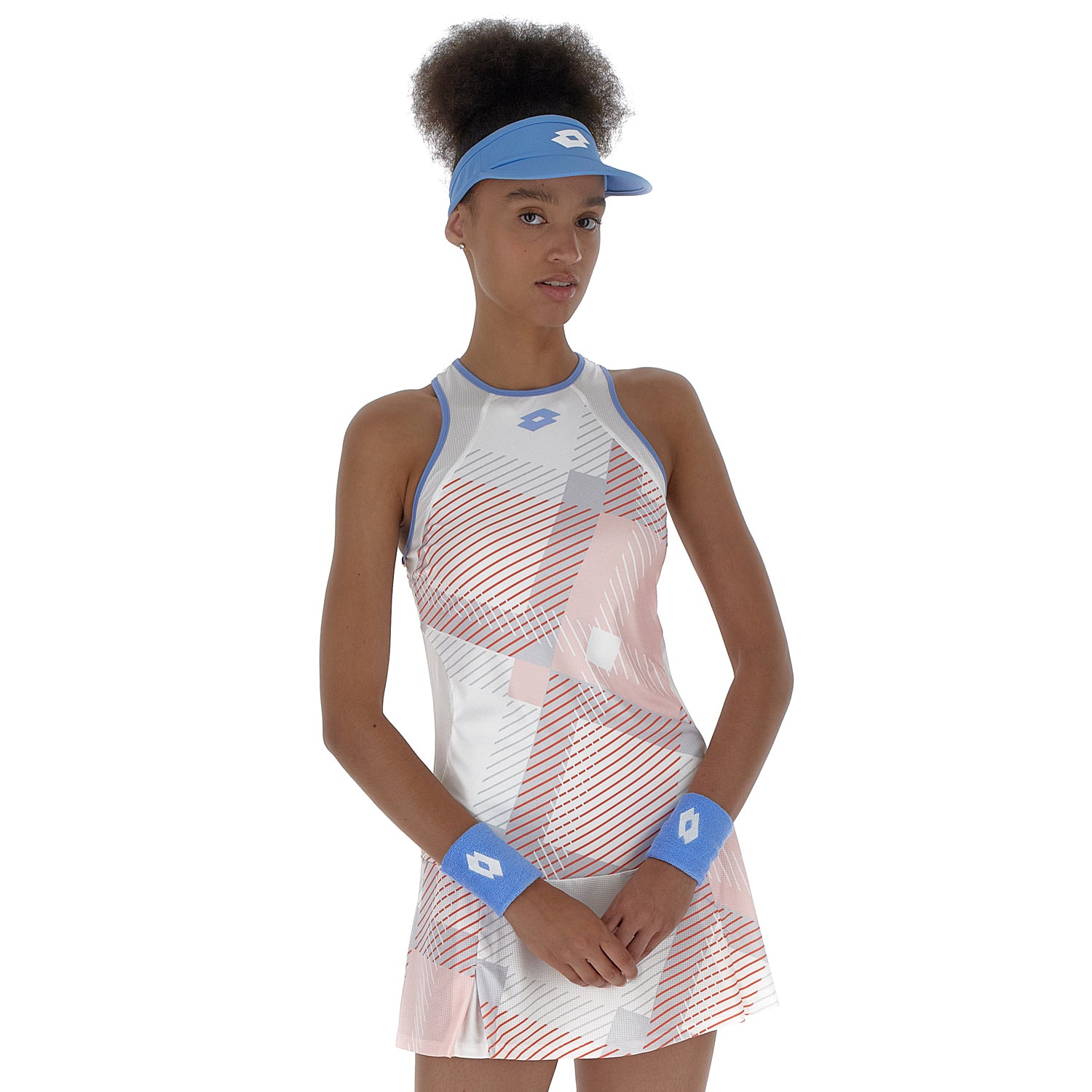 DONNA VESTITO TENNIS TECH D1 ROSA CHIARO 222112 CWO 01