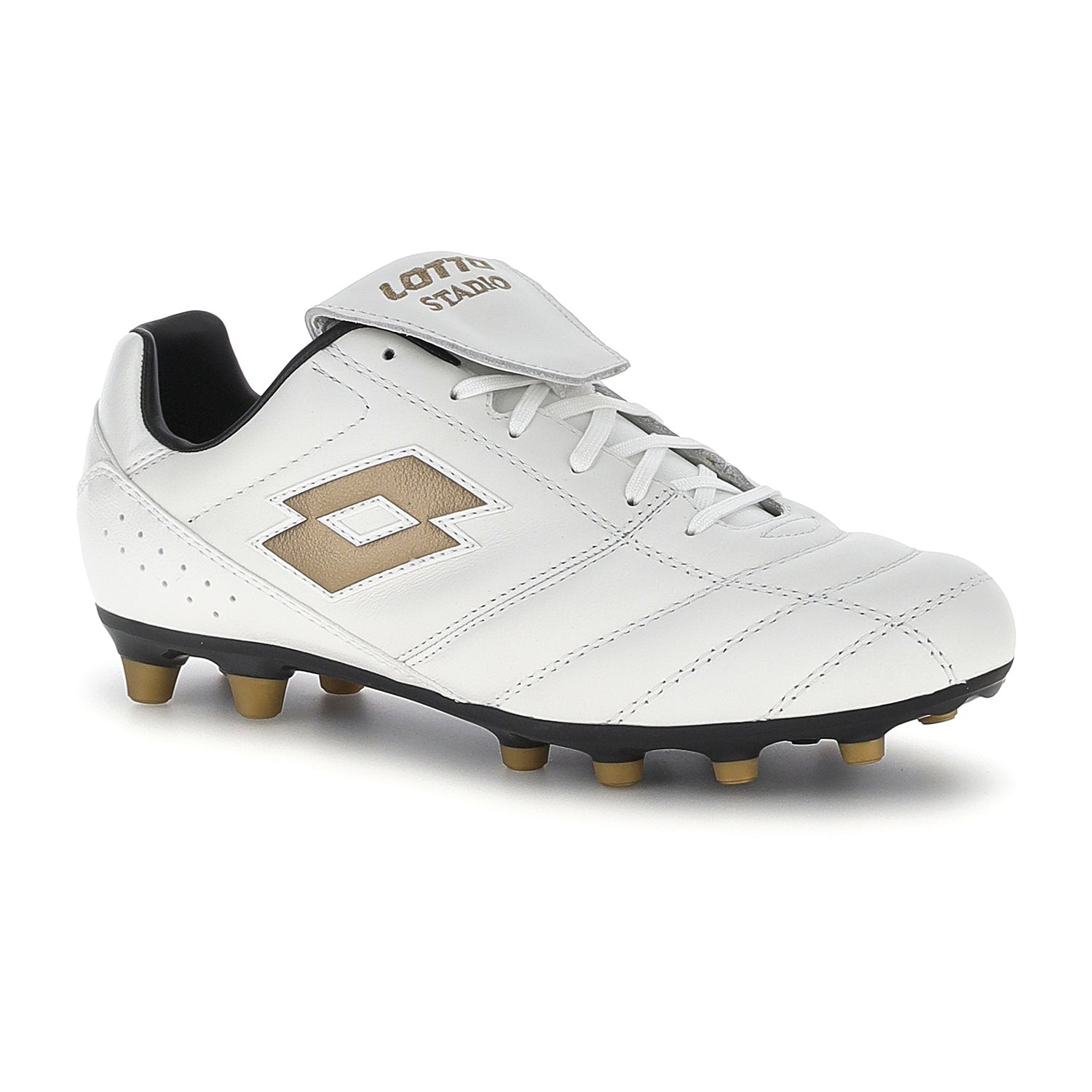 UNISEX SCARPE CALCIO FG STADIO 200 BIANCO 222133 6WX 02