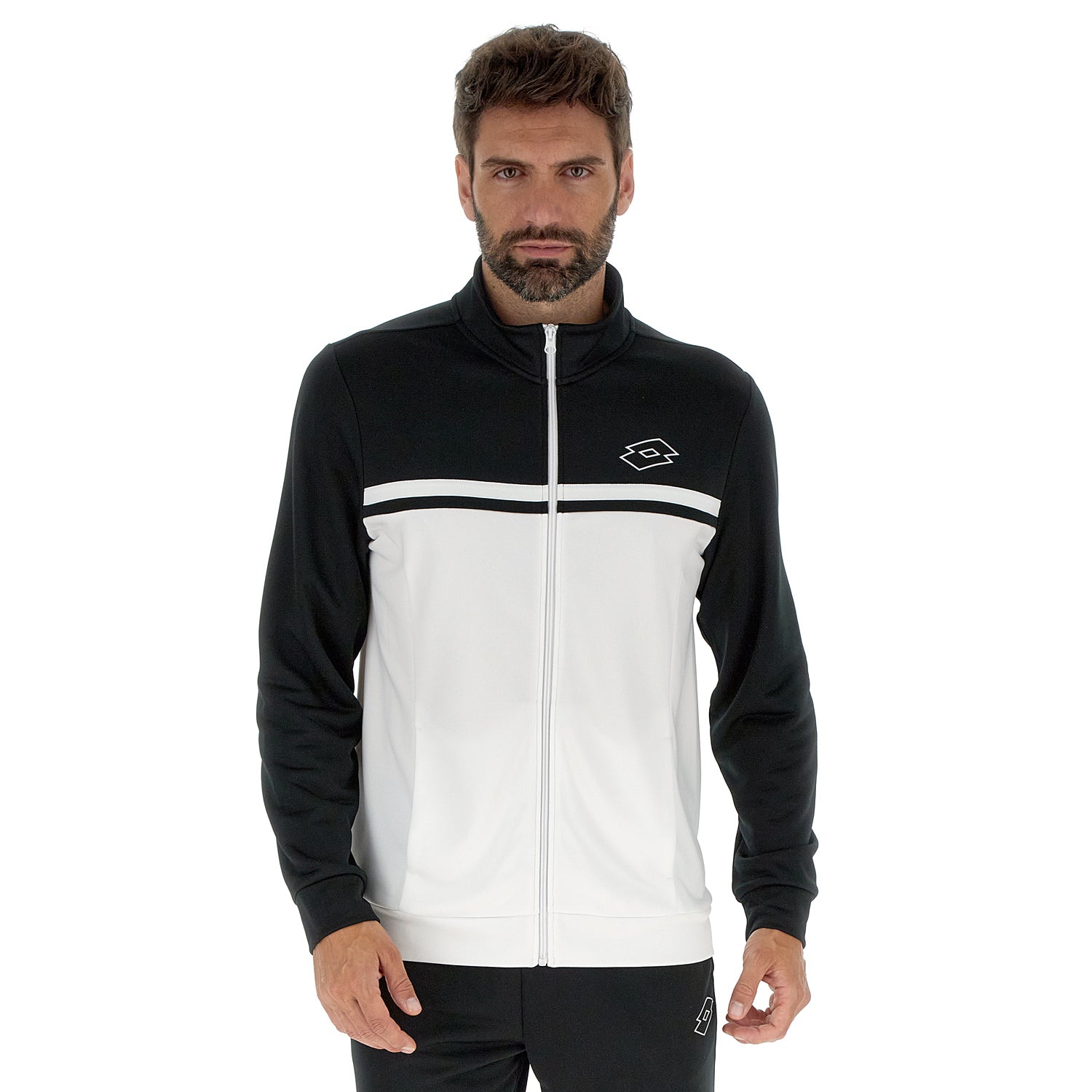 UOMO FELPA TENNIS TEAMS NERO 222140 1CL 01
