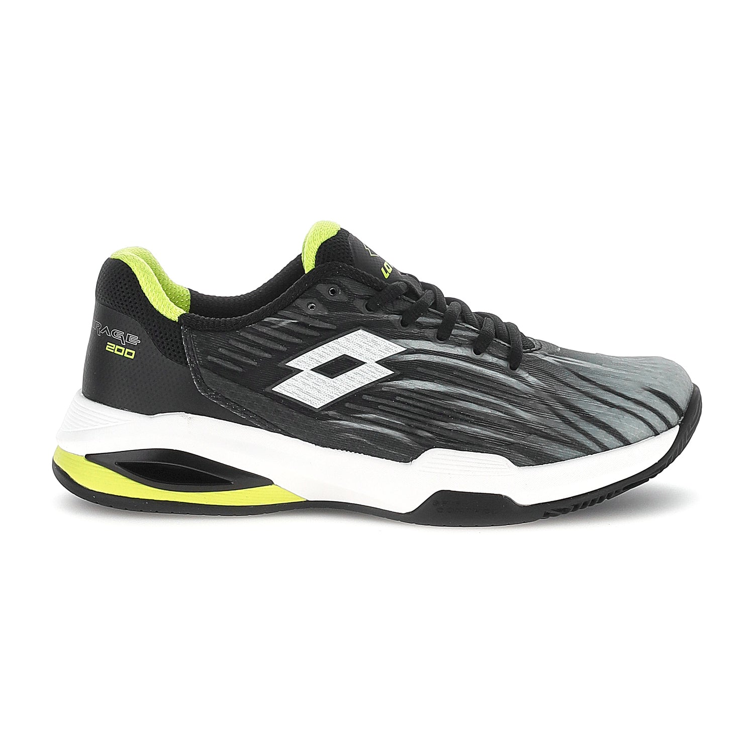 UOMO SCARPE TENNIS TERRA BATTUTA MIRAGE 200 NERO 222175 6W5 01