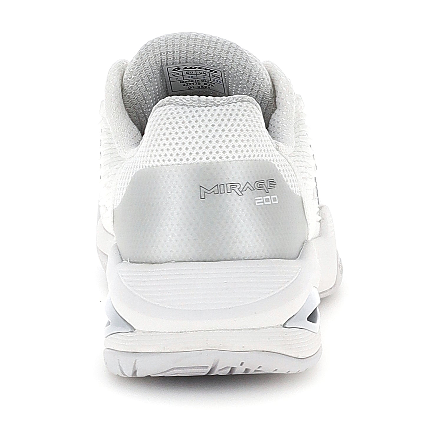 DONNA SCARPE TENNIS CAMPI VELOCI MIRAGE 200 BIANCO 222179 B2X 05