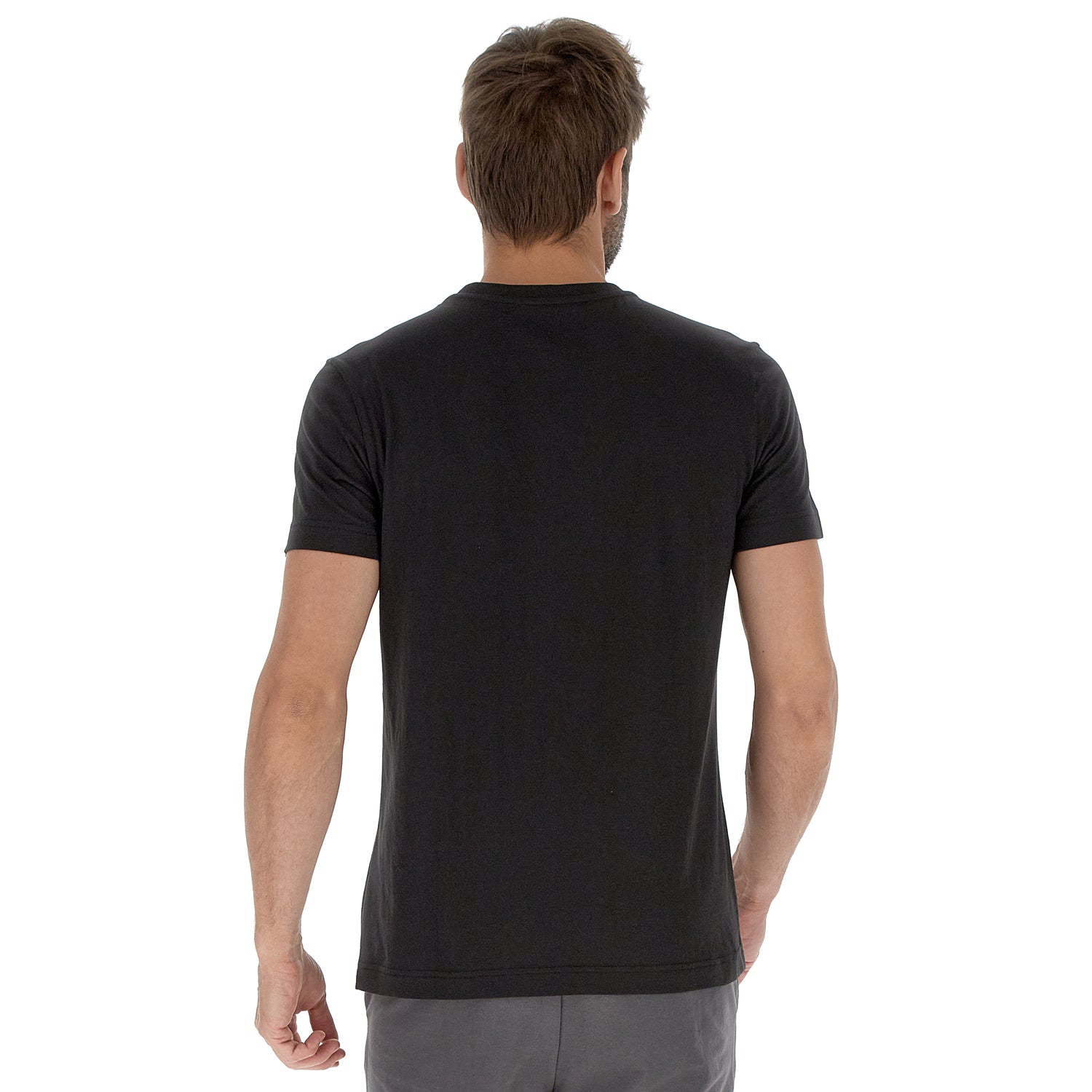 UOMO MAGLIETTA LOGO FLY NERO 222264 1CL 02