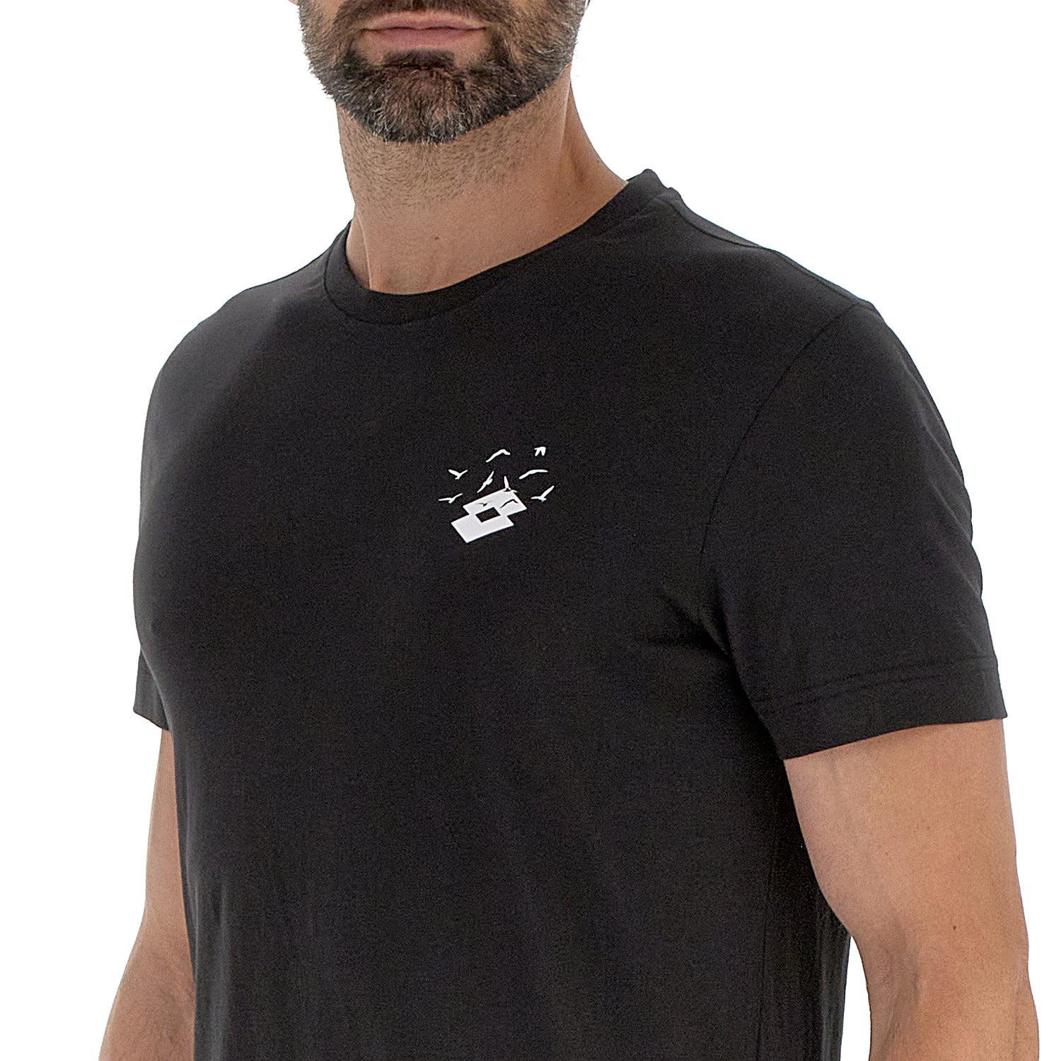 UOMO MAGLIETTA LOGO FLY NERO 222264 1CL 03