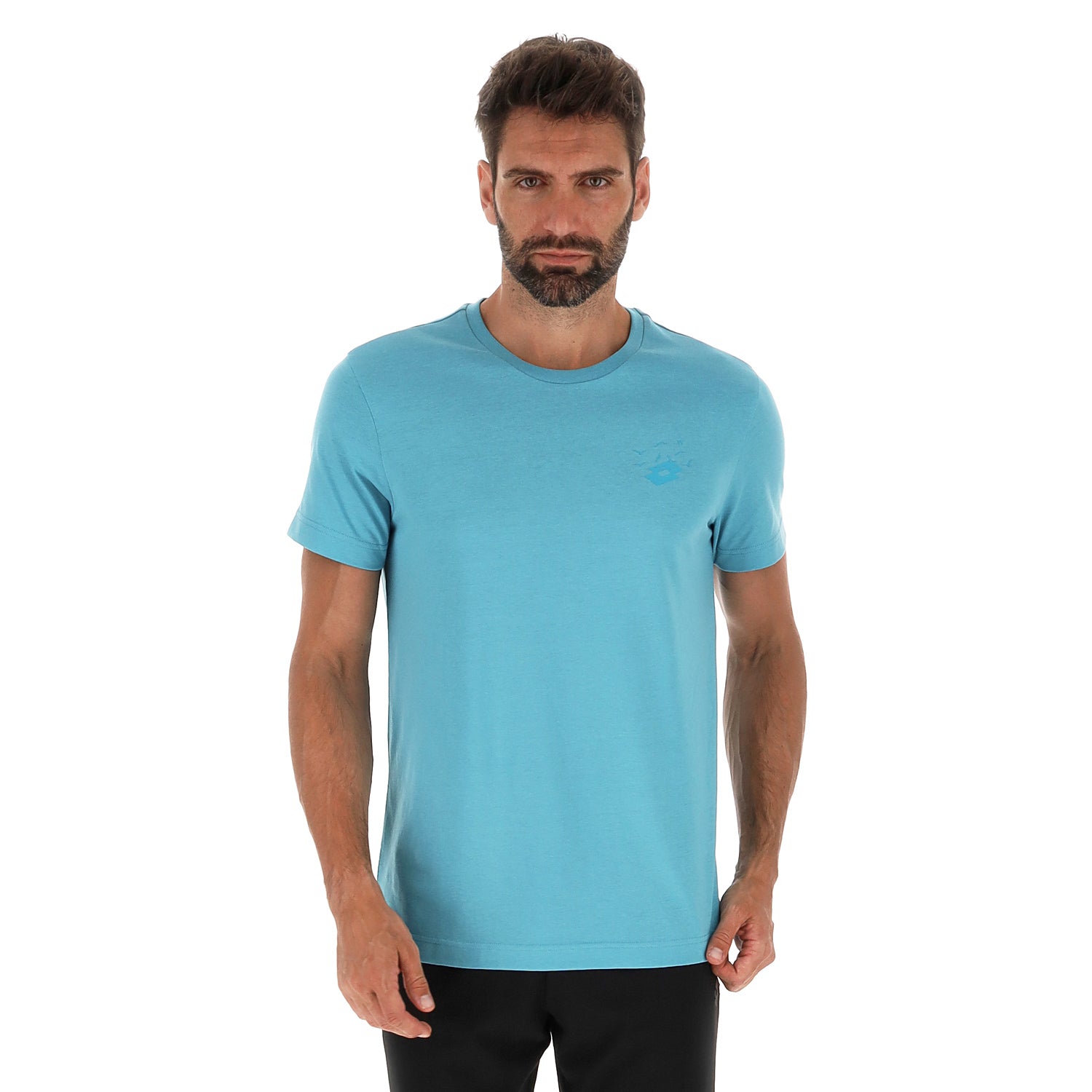 UOMO MAGLIETTA LOGO FLY AZZURRO 222264 V79 01