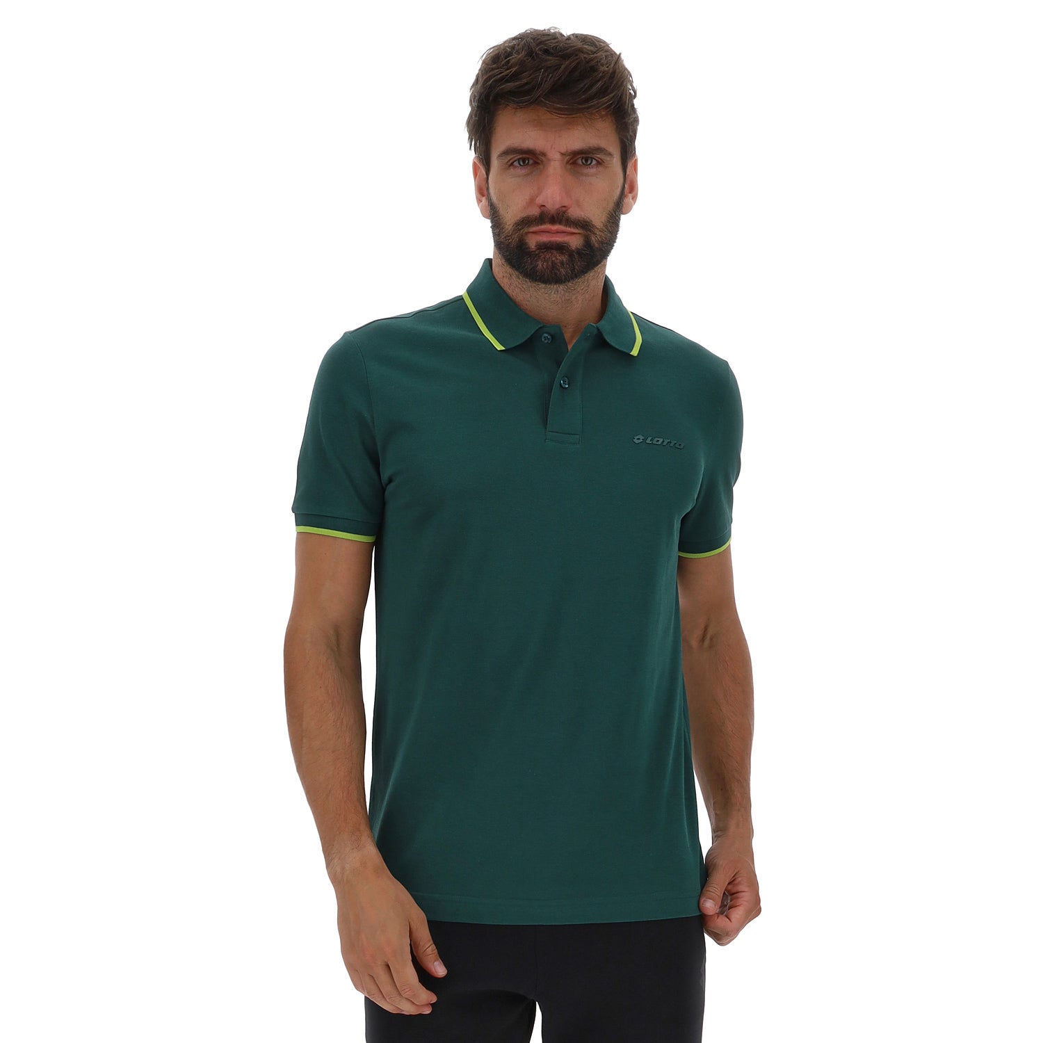 UOMO POLO SANREMO VERDE SCURO 222278 D6M 01