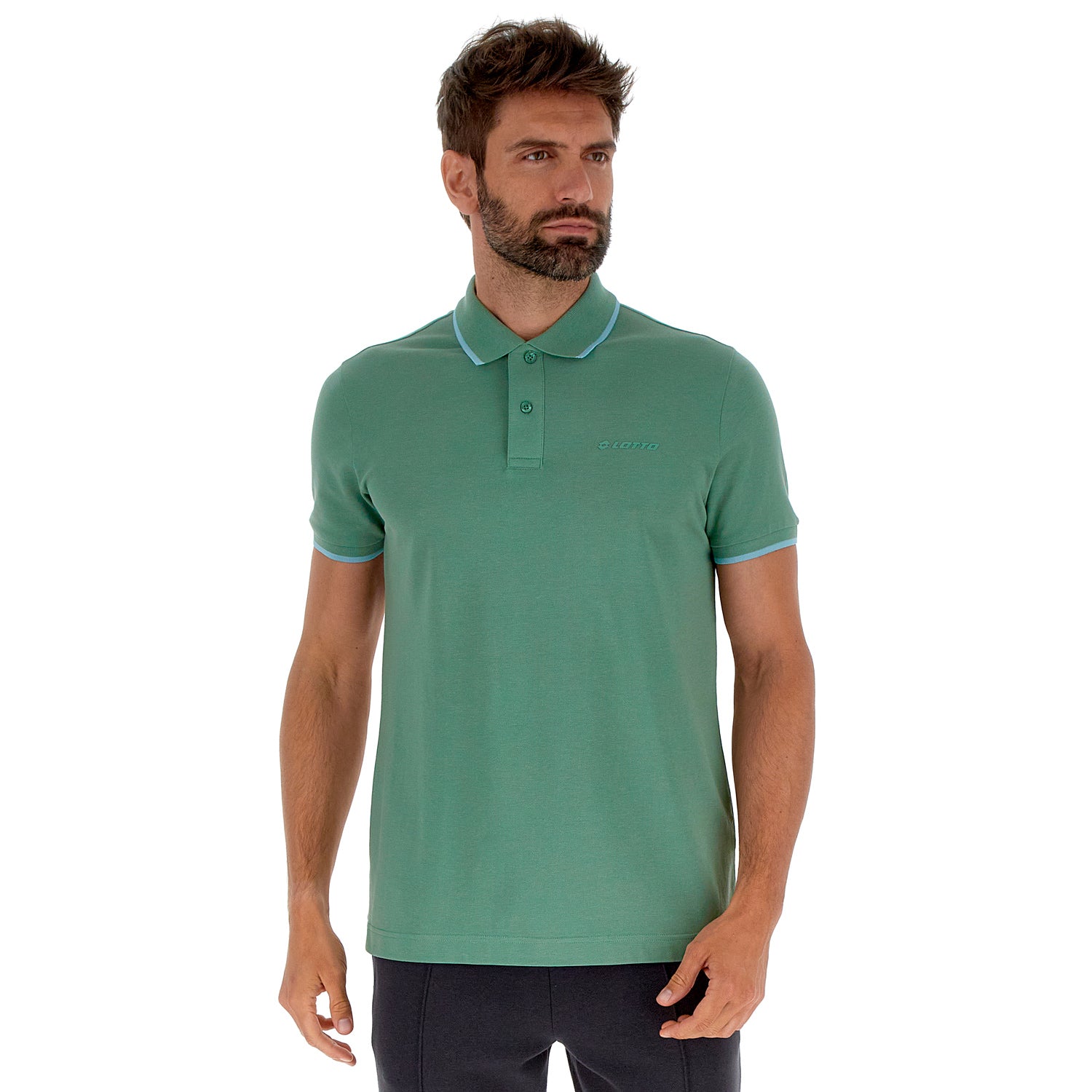 UOMO POLO SANREMO VERDE 222278 D6N 01