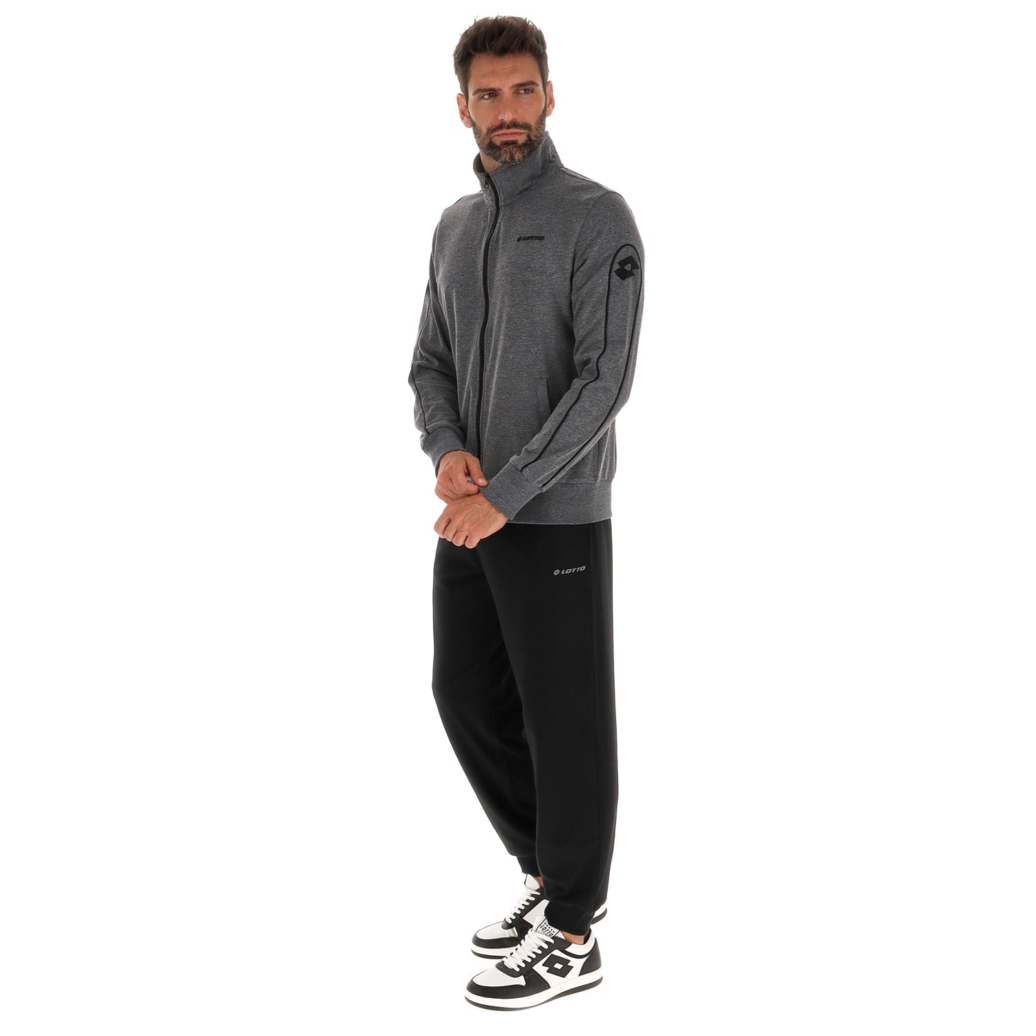 UOMO TUTA GINNASTICA PRIMATO GRIGIO SCURO 222291 1PC 01