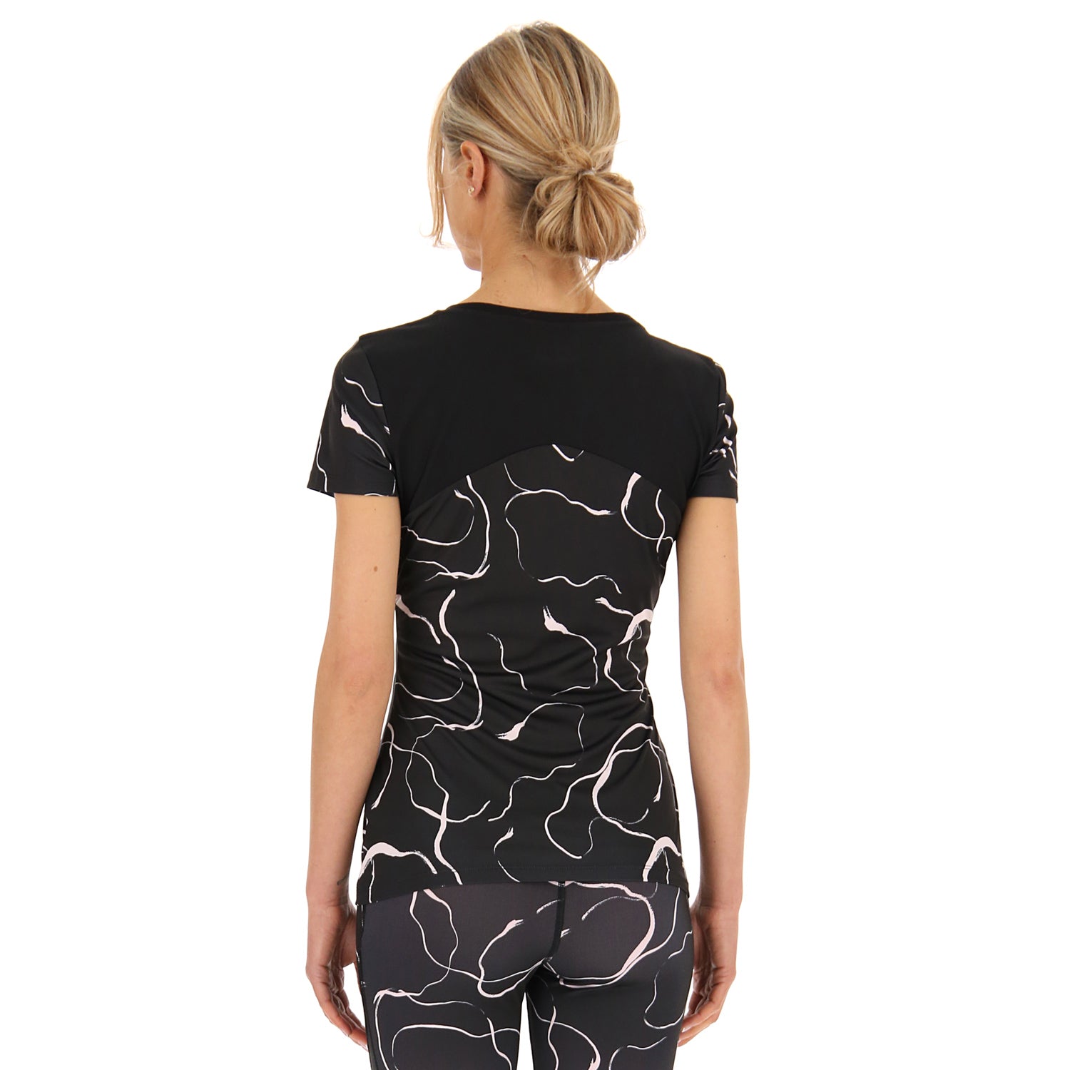 DONNA MAGLIETTA RUNNING NERO 222358 9AX 02