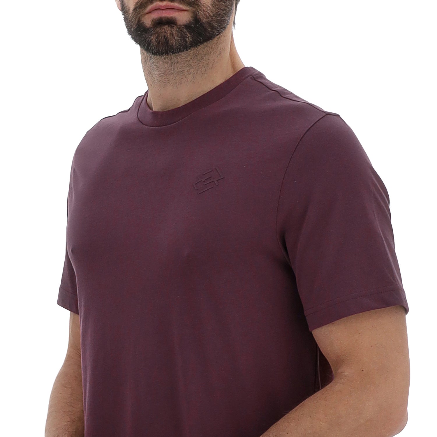 UOMO MAGLIETTA SMART ROSSO SCURO 222523 6OB 03